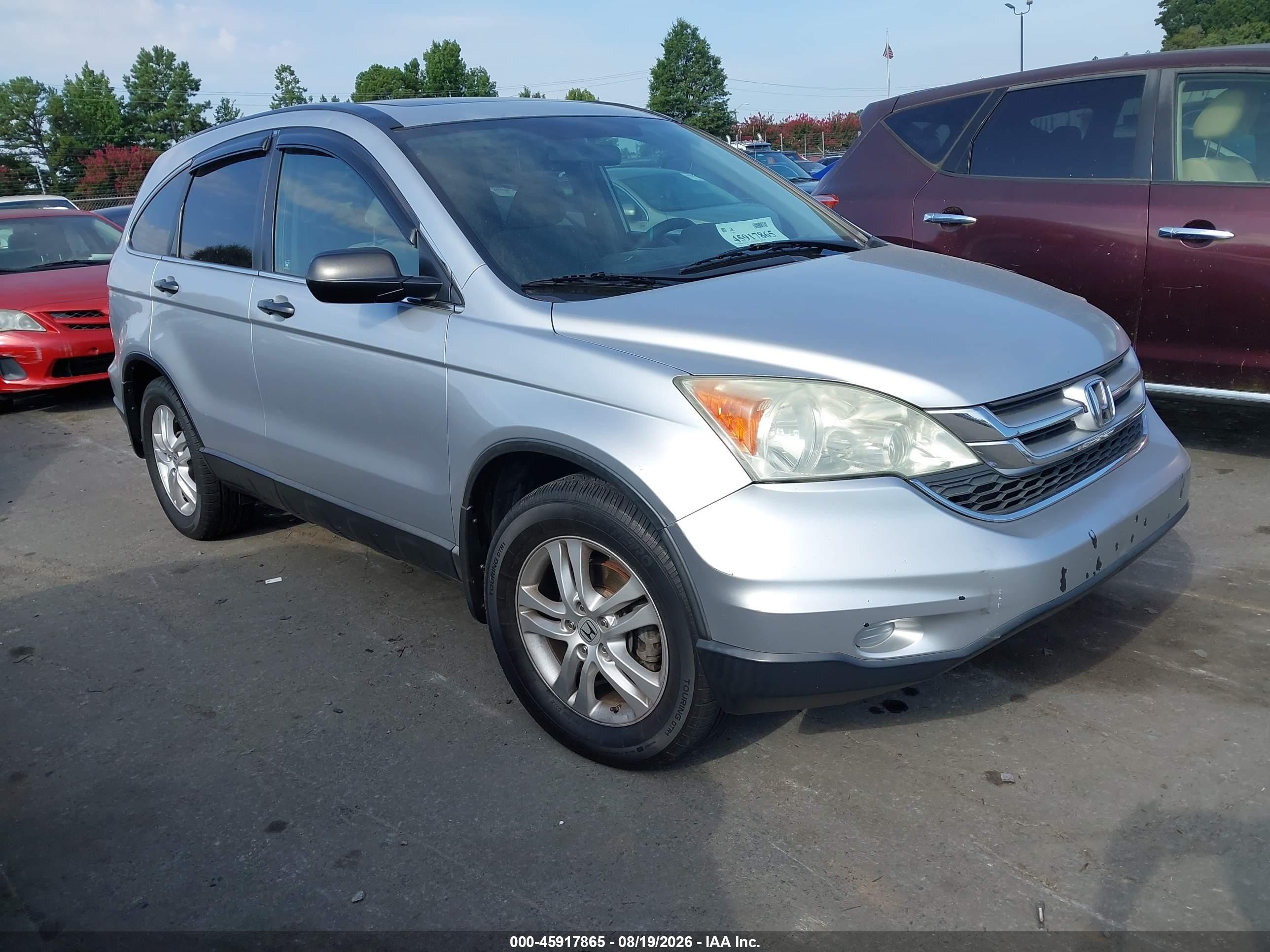 2010 Honda Cr-v Ex Silver vin: 3CZRE4H59AG706200