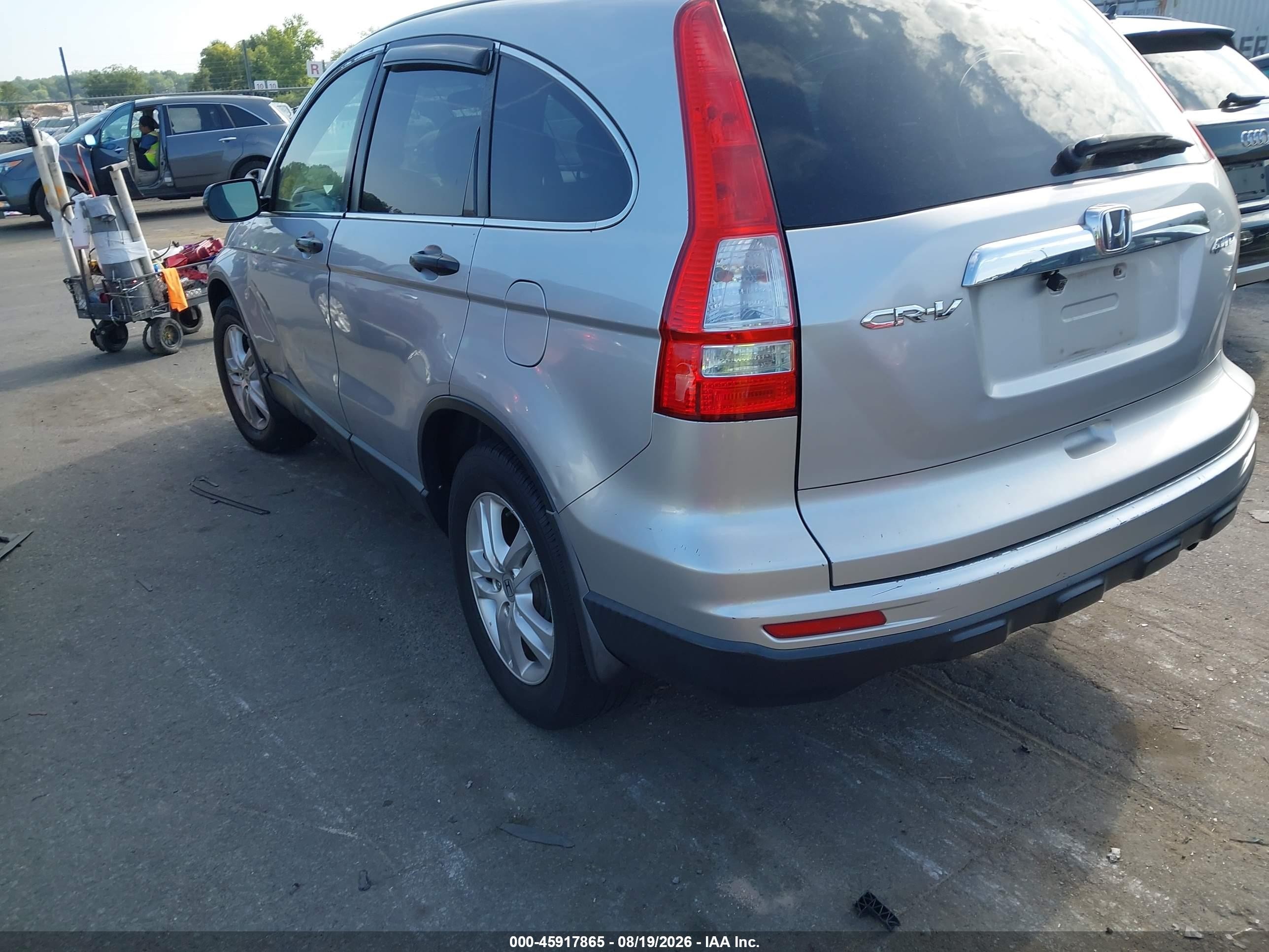 2010 Honda Cr-v Ex Silver vin: 3CZRE4H59AG706200