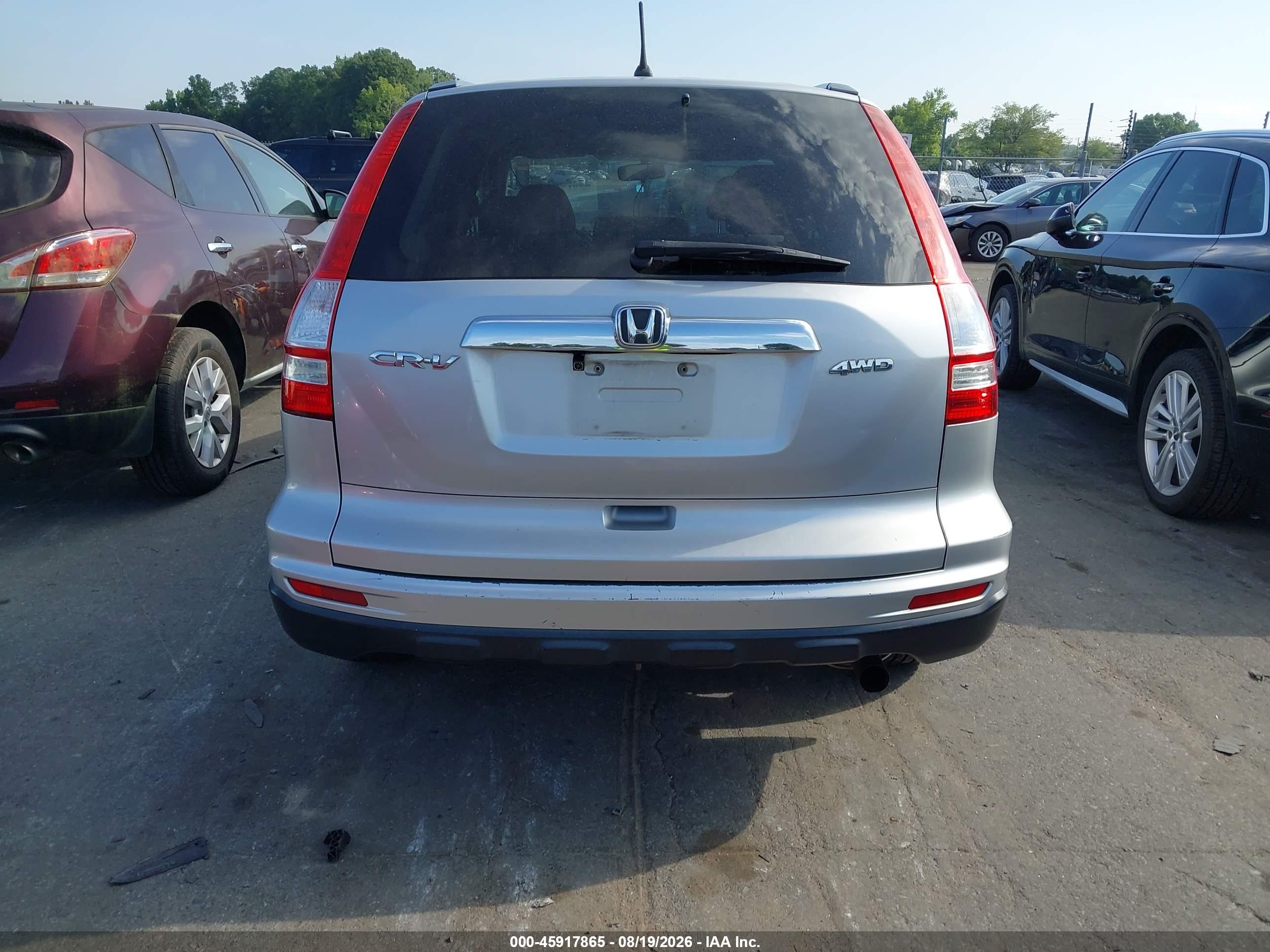 2010 Honda Cr-v Ex Silver vin: 3CZRE4H59AG706200