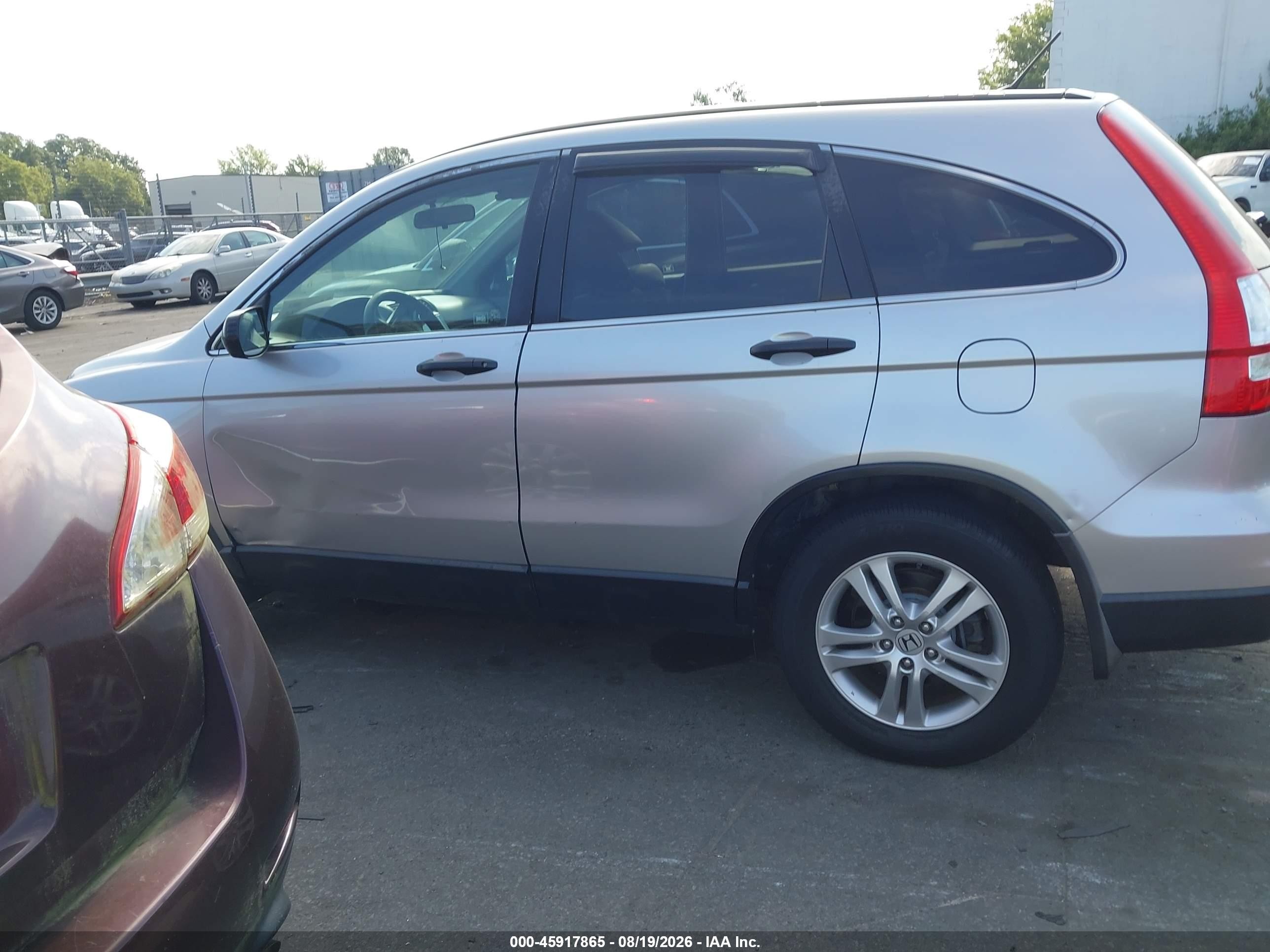 2010 Honda Cr-v Ex Silver vin: 3CZRE4H59AG706200