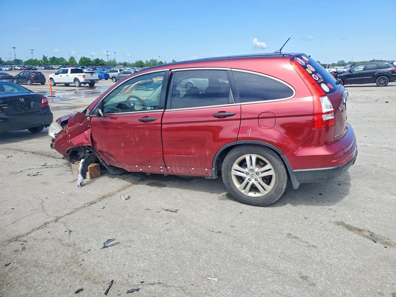 2011 Honda Cr-v Ex Maroon vin: 3CZRE4H59BG701435