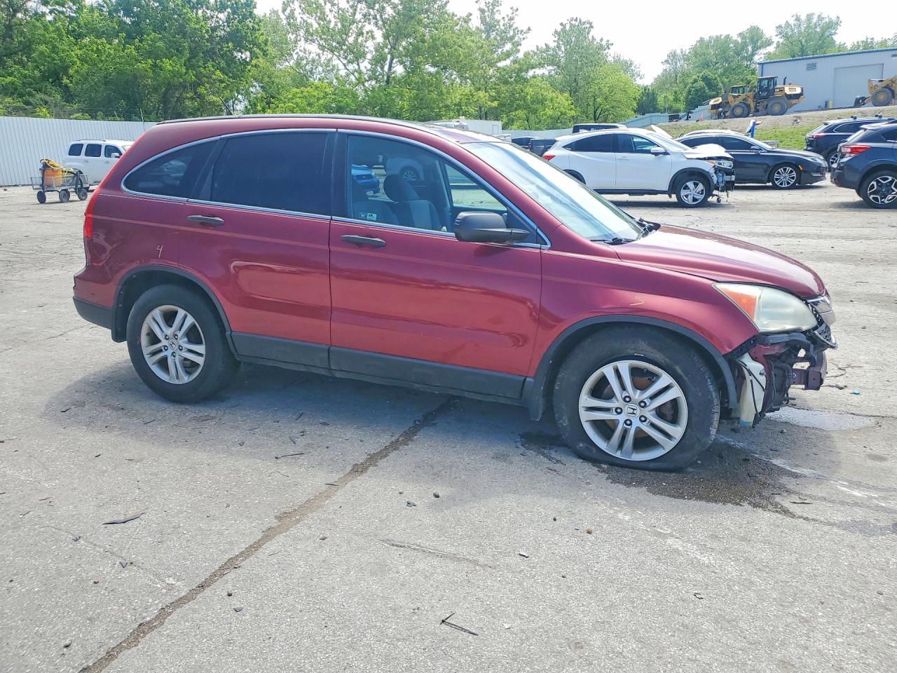 2011 Honda Cr-v Ex Maroon vin: 3CZRE4H59BG701435