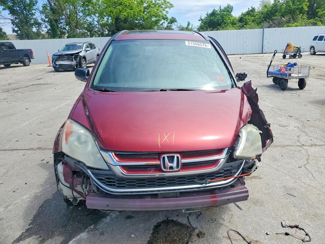 2011 Honda Cr-v Ex Maroon vin: 3CZRE4H59BG701435