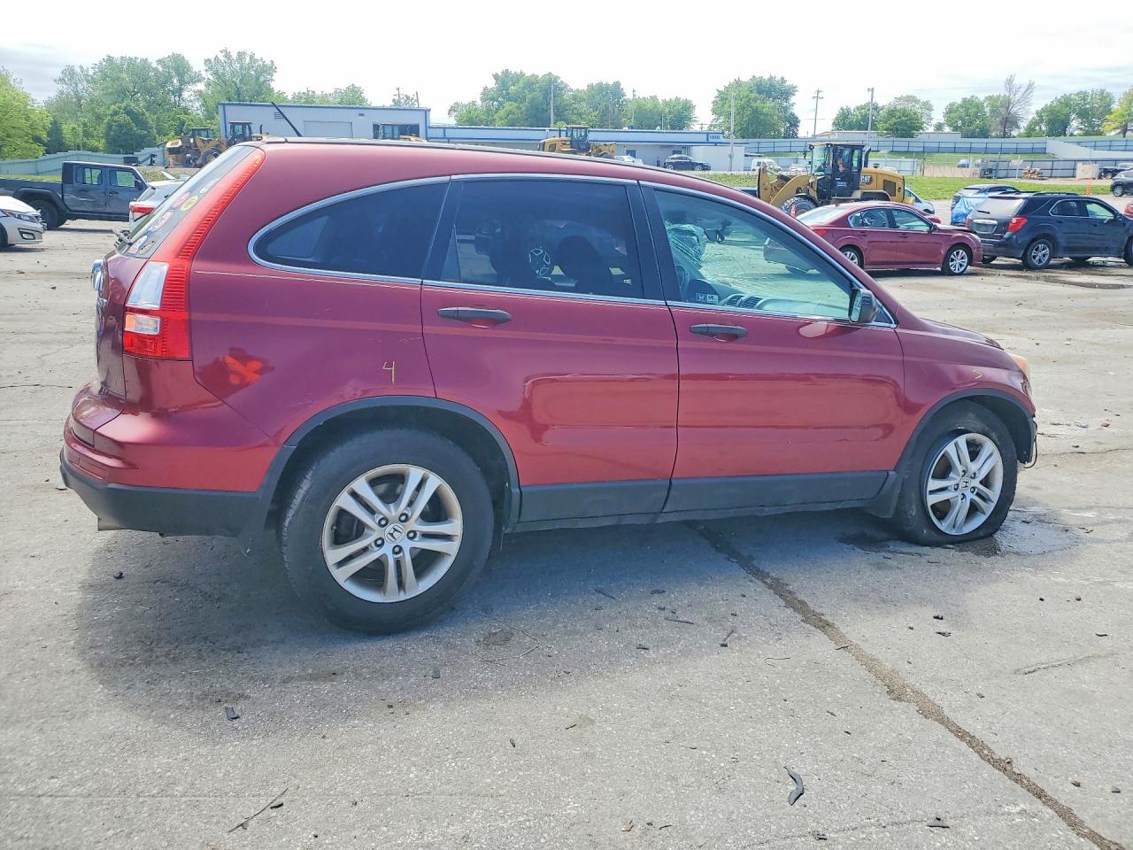 2011 Honda Cr-v Ex Maroon vin: 3CZRE4H59BG701435