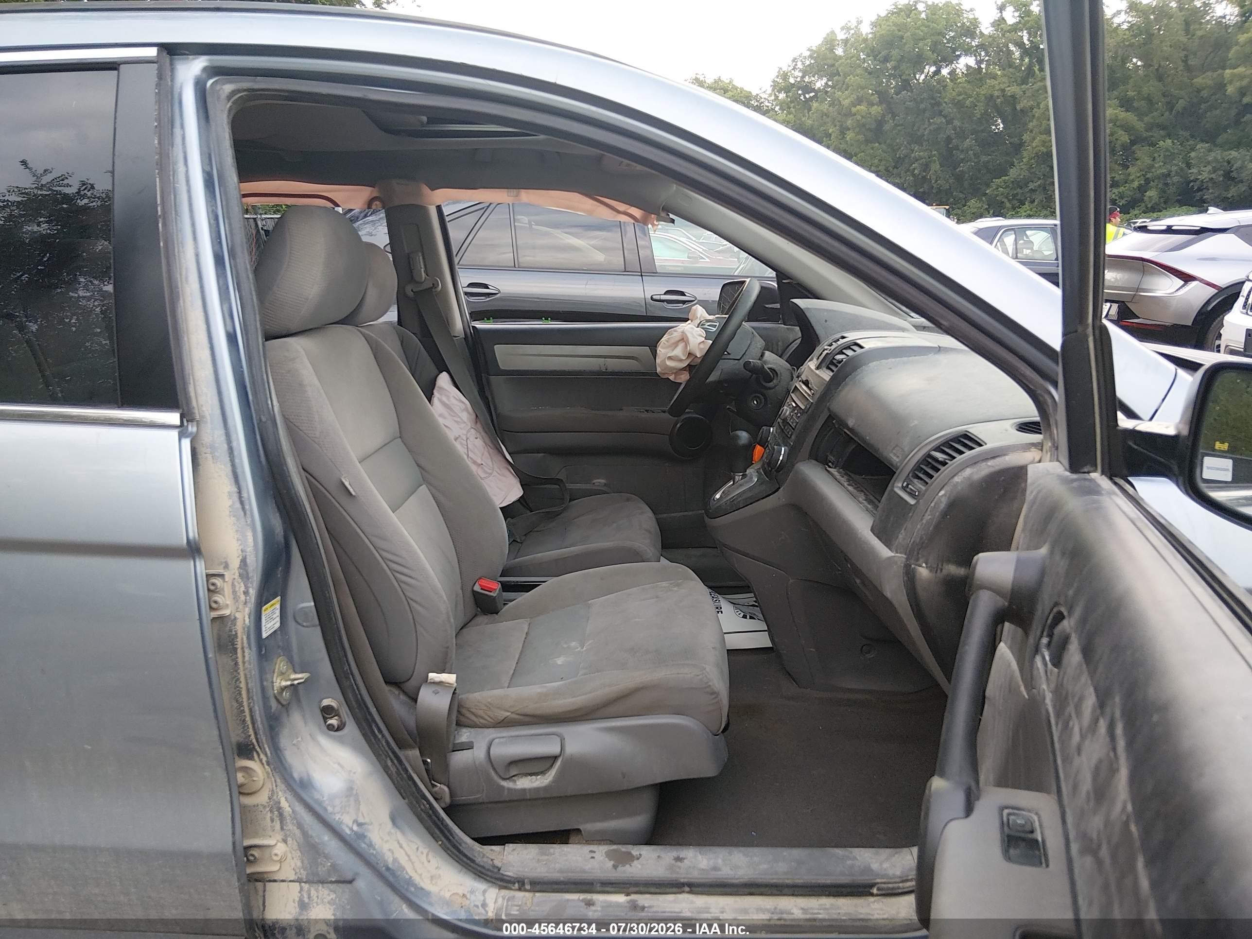 2010 Honda Cr-v Ex Light Blue vin: 3CZRE4H5XAG701944