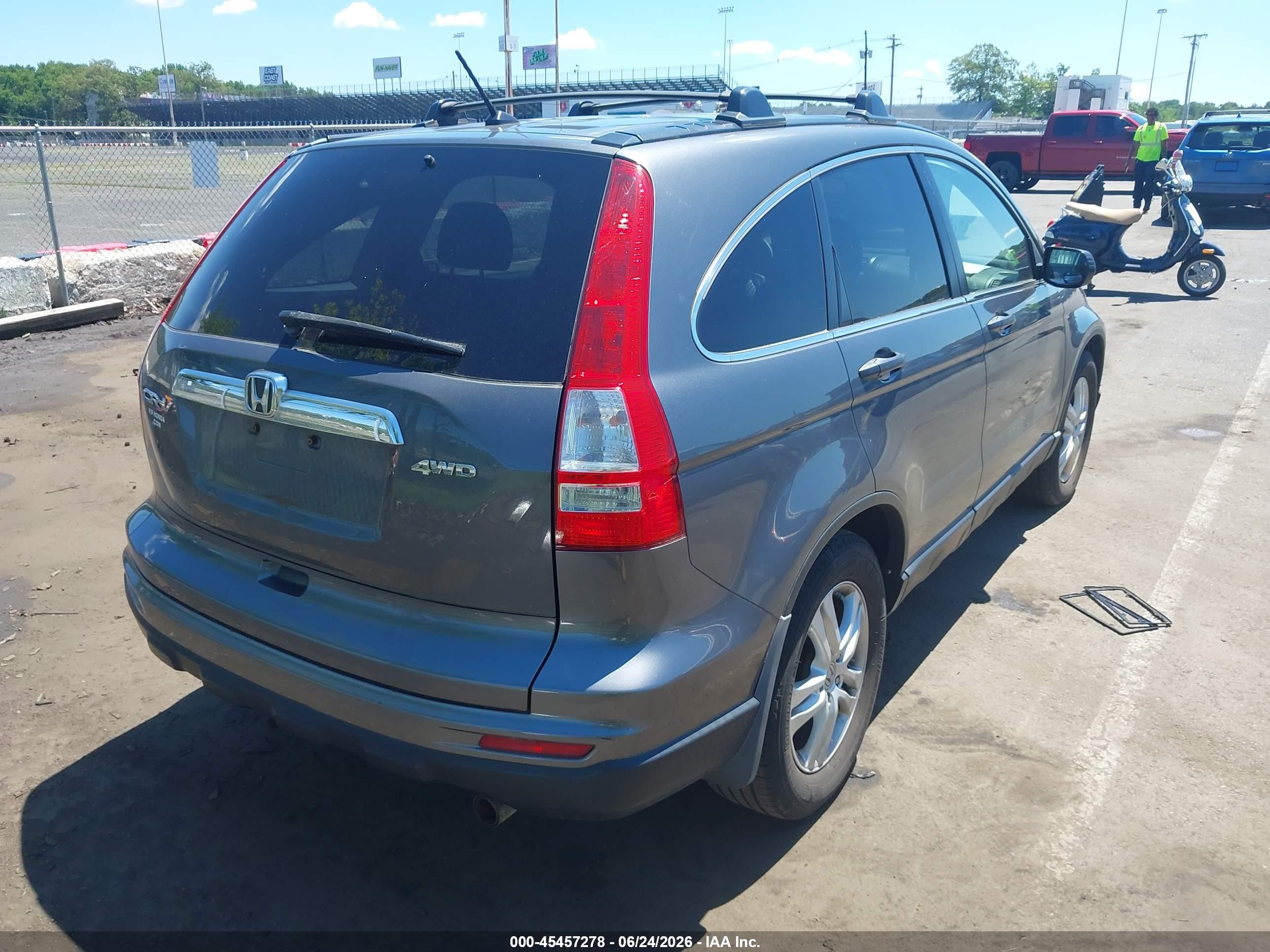 2010 Honda Cr-v Ex Серый vin: 3CZRE4H5XAG705122