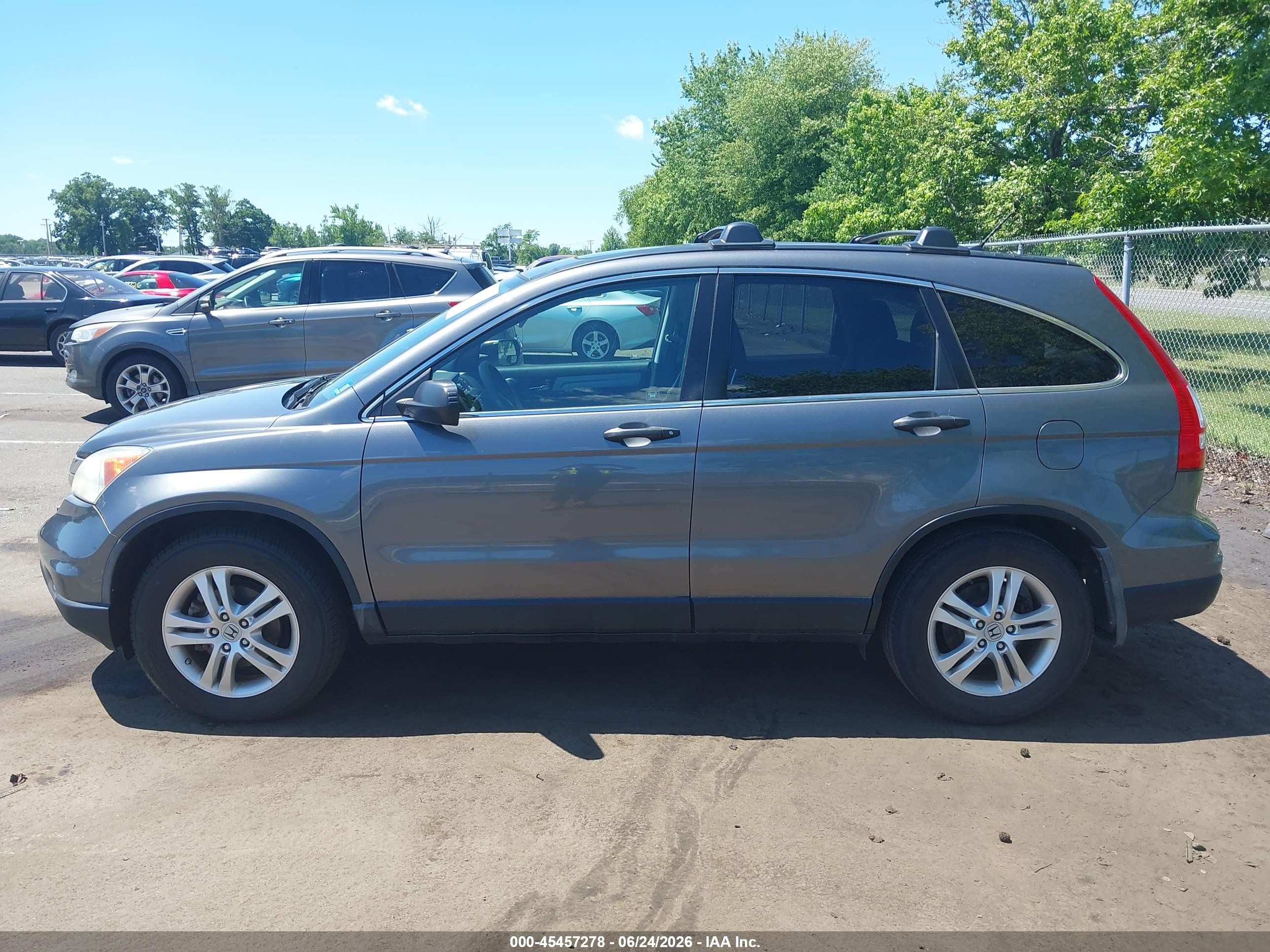 2010 Honda Cr-v Ex Серый vin: 3CZRE4H5XAG705122
