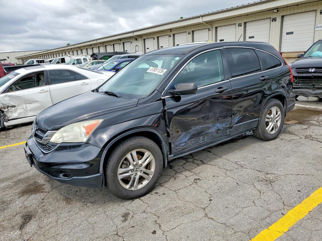 2010 Honda Cr-v Ex Black vin: 3CZRE4H5XAG707288