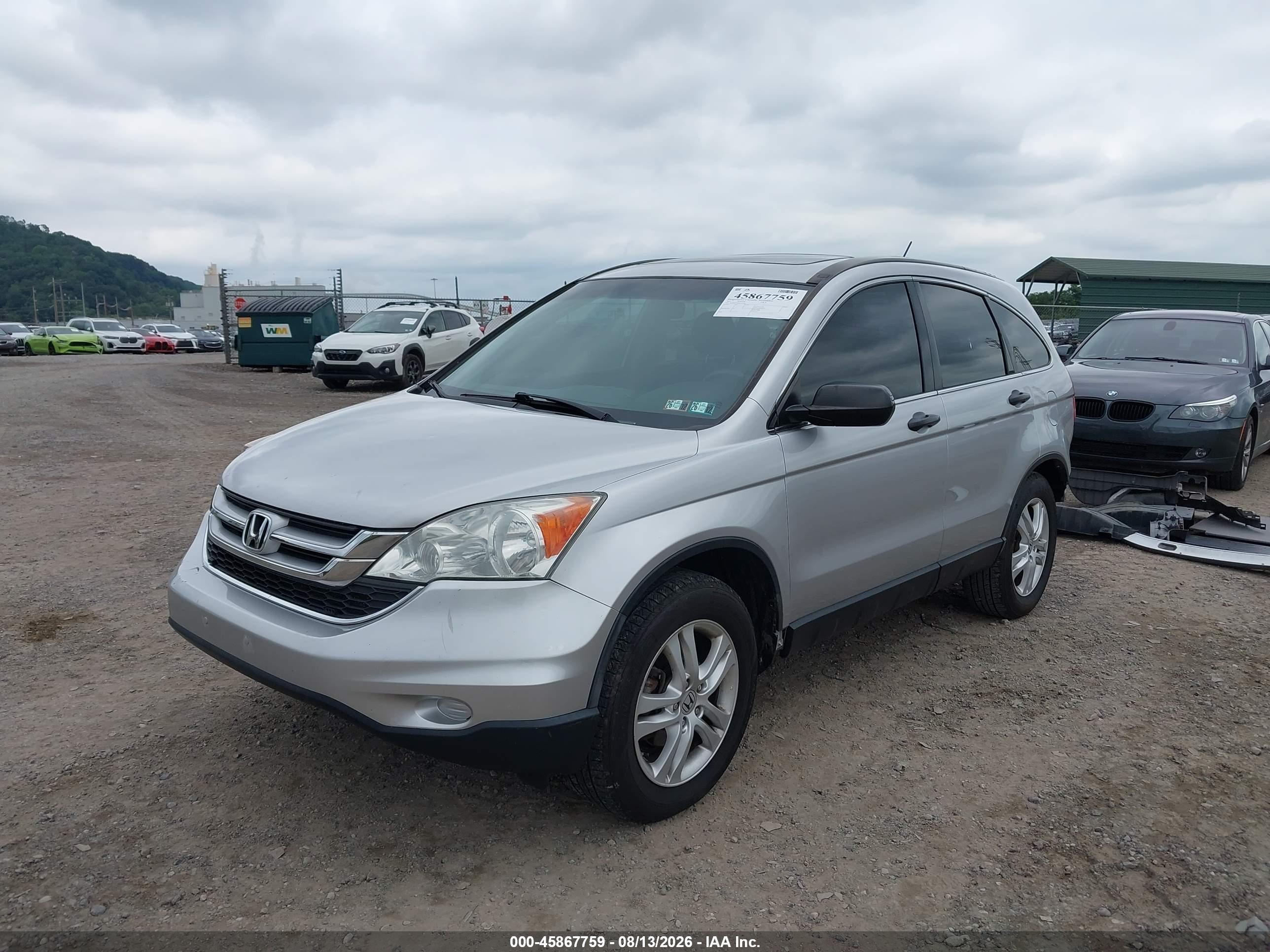 2011 Honda Cr-v Ex Серебряный vin: 3CZRE4H5XBG703761