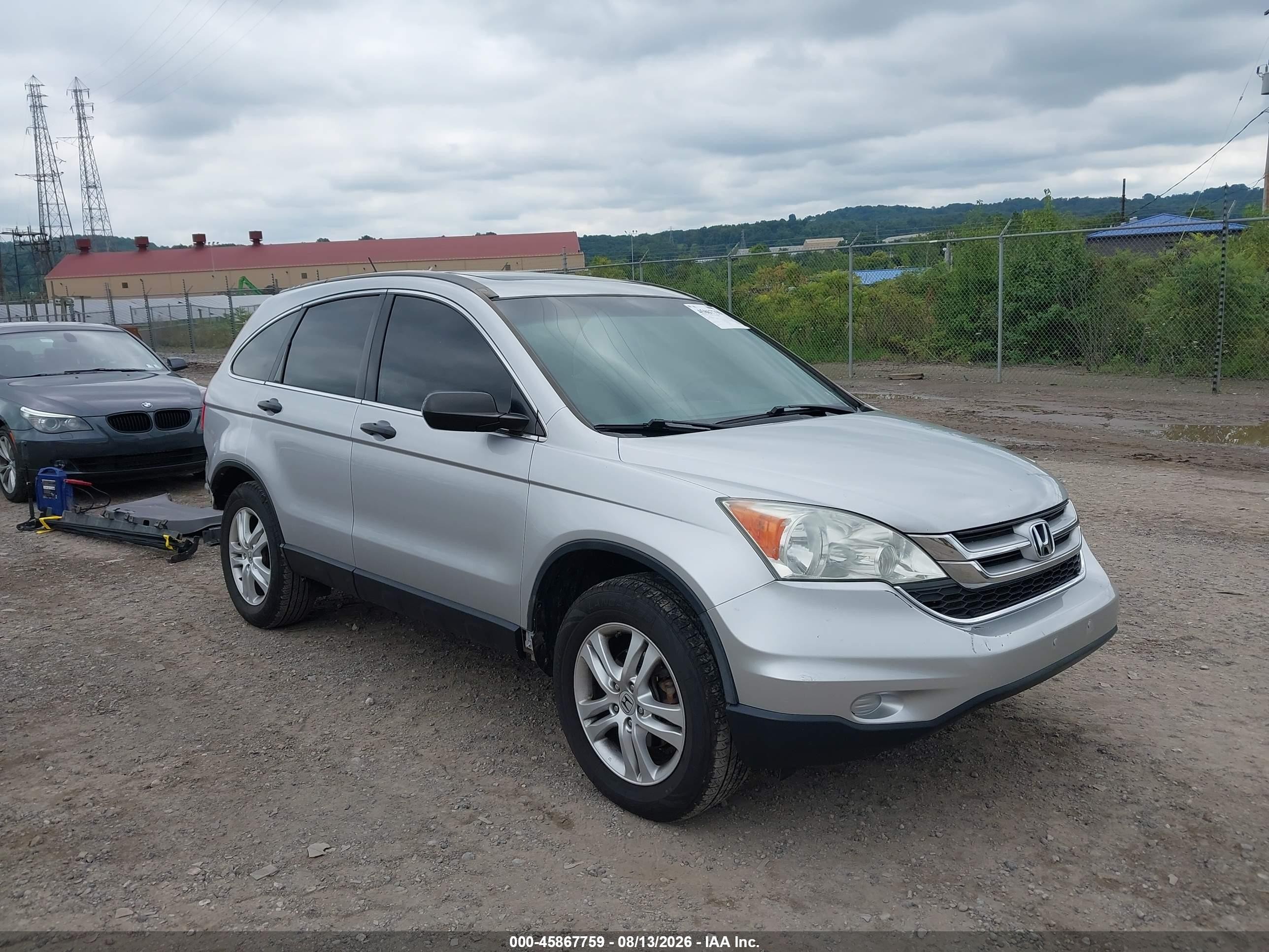 2011 Honda Cr-v Ex Silver vin: 3CZRE4H5XBG703761