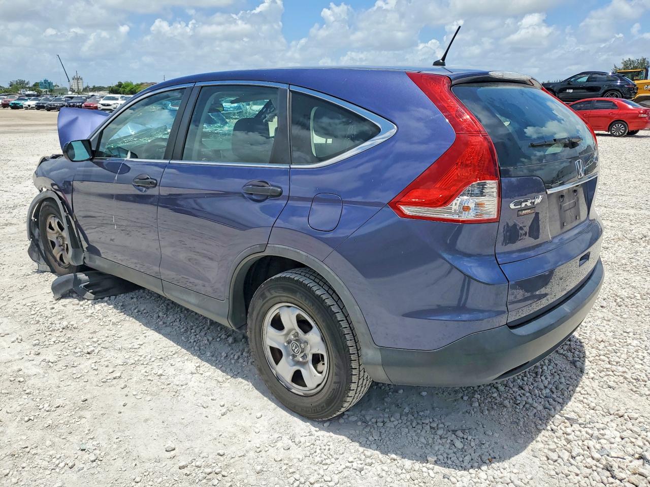 2013 Honda Cr-v Lx Blue vin: 3CZRM3H30DG705470
