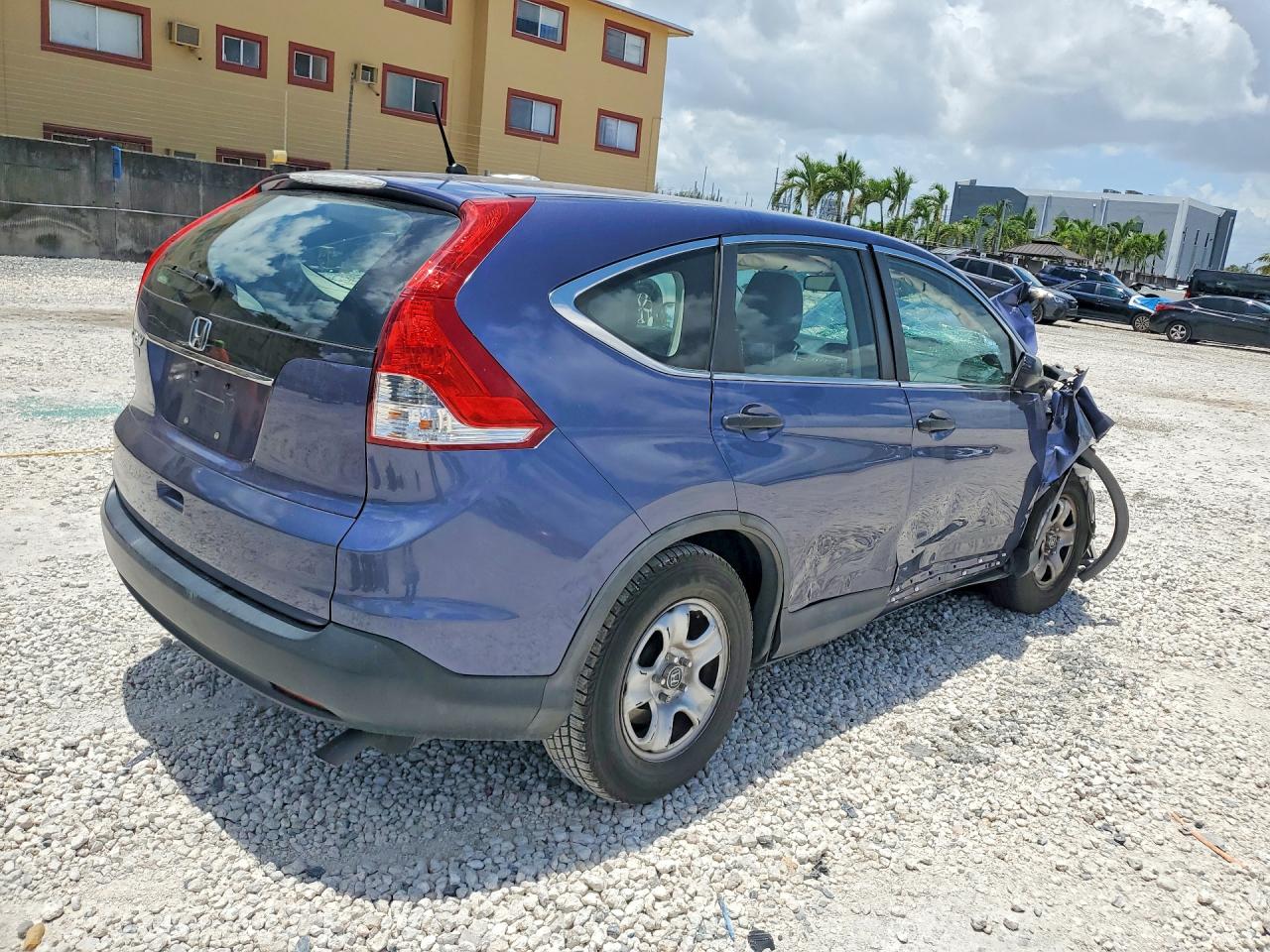 2013 Honda Cr-v Lx Blue vin: 3CZRM3H30DG705470