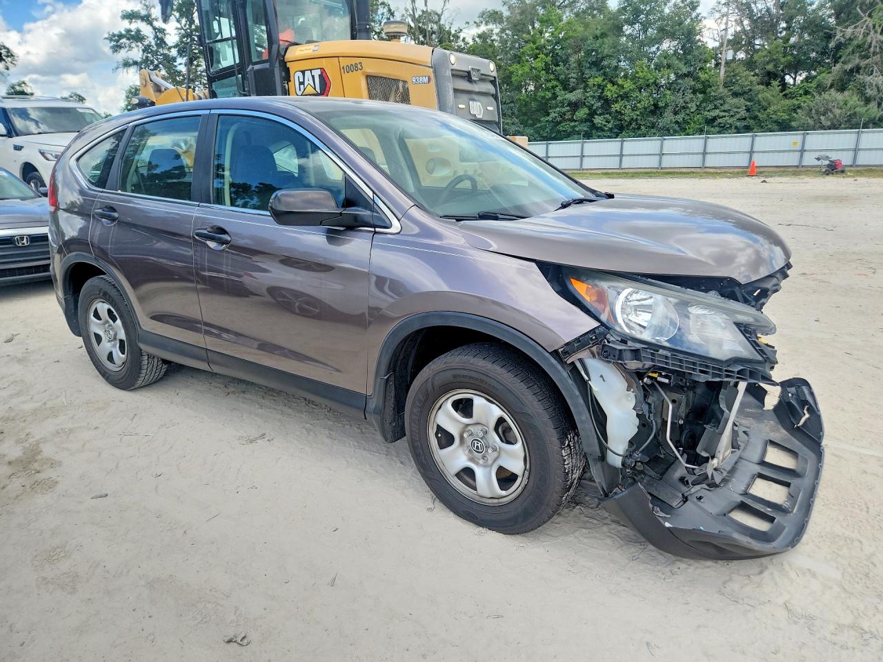 2013 Honda Cr-v Lx Gray vin: 3CZRM3H30DG706490