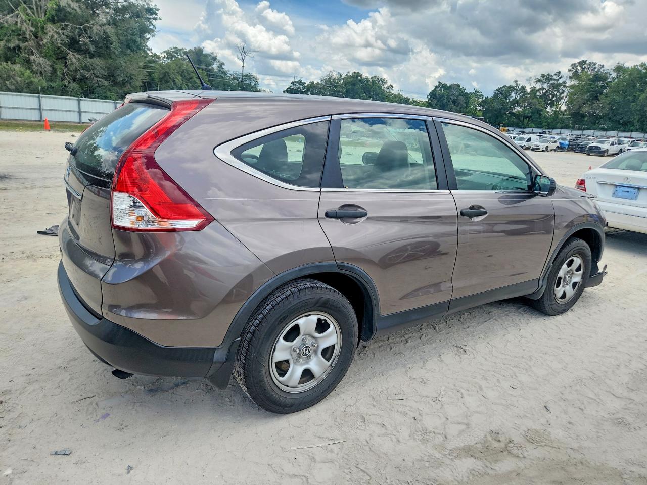 2013 Honda Cr-v Lx Gray vin: 3CZRM3H30DG706490