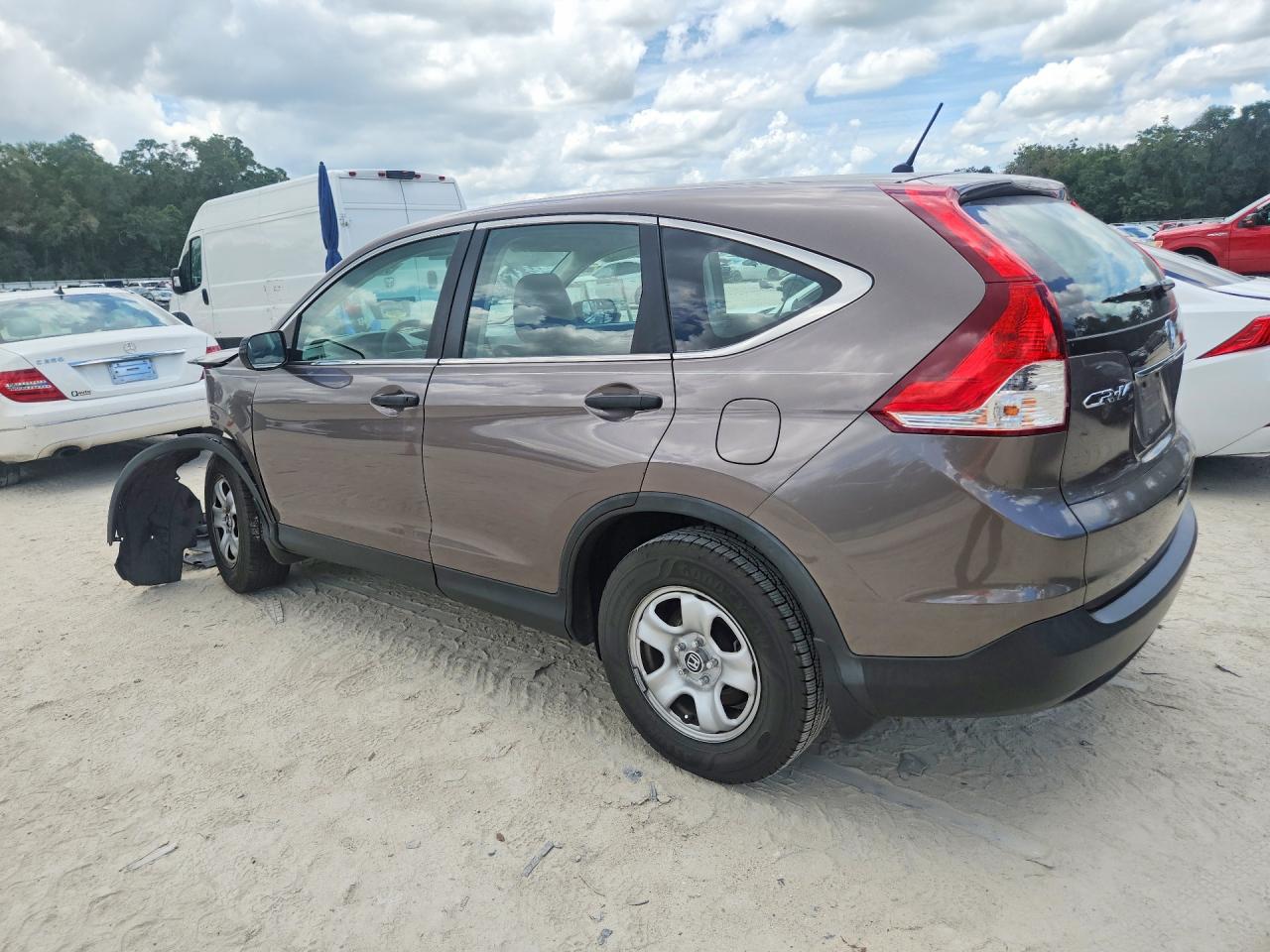 2013 Honda Cr-v Lx Gray vin: 3CZRM3H30DG706490