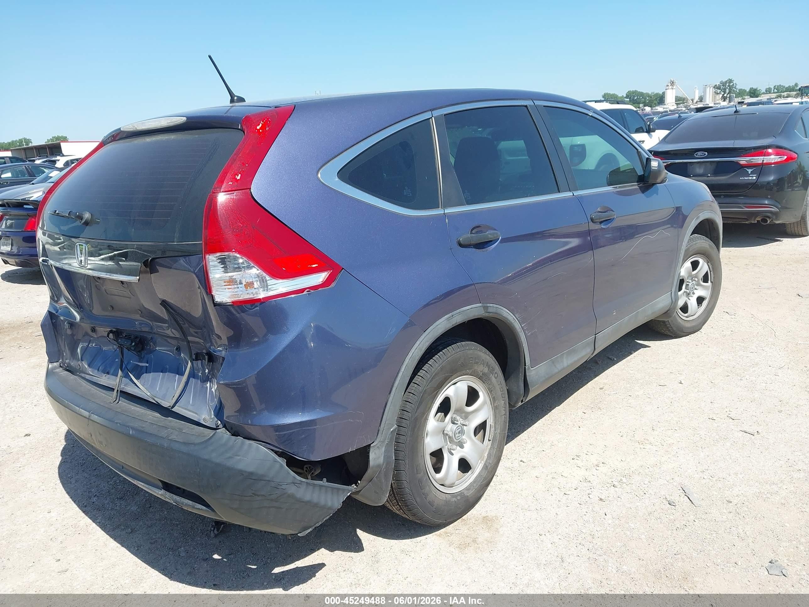 2014 Honda Cr-v Lx Синий vin: 3CZRM3H30EG714154