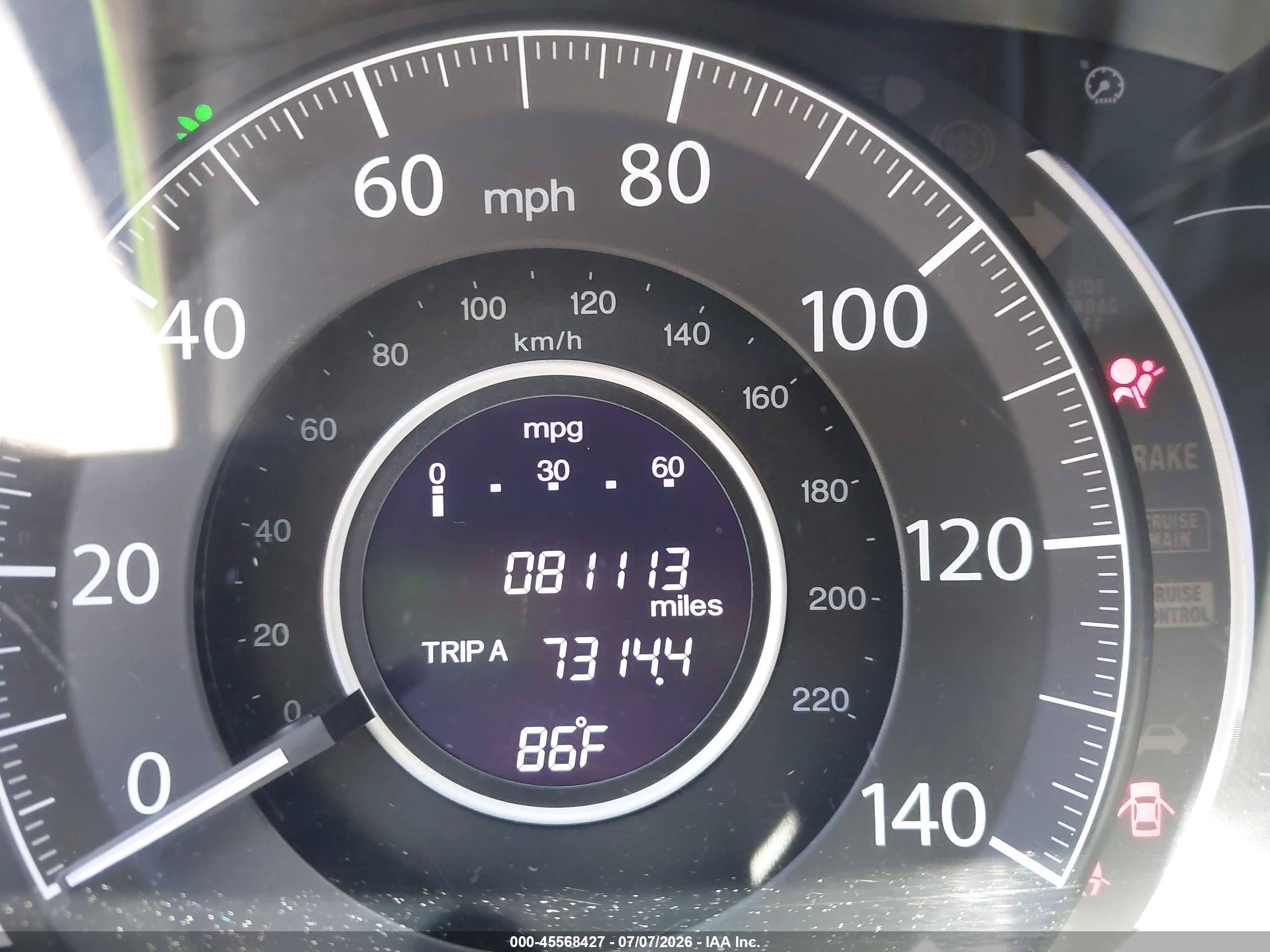 2014 Honda Cr-v Lx Gray vin: 3CZRM3H30EG714977
