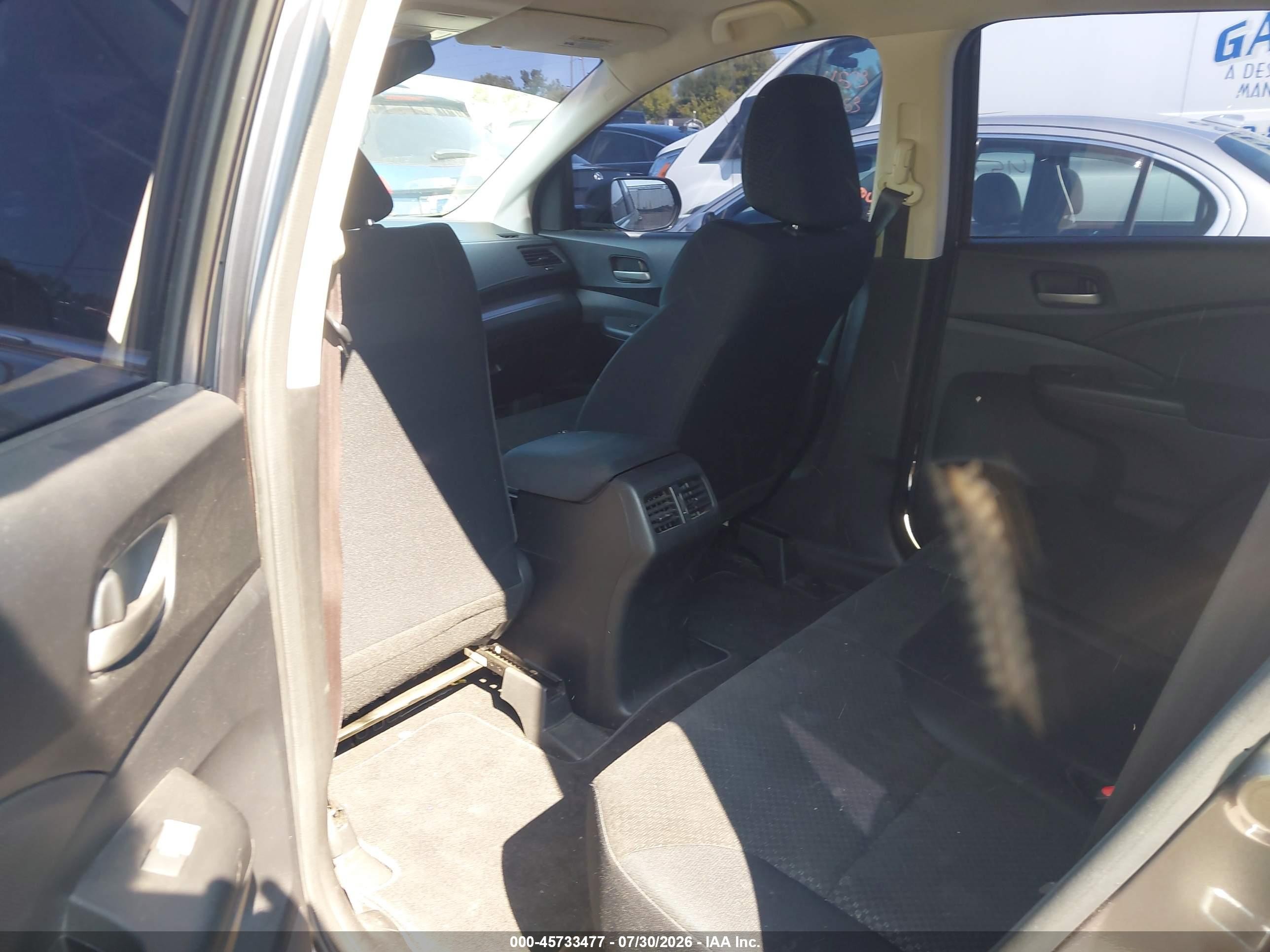 2015 Honda Cr-v Lx Gray vin: 3CZRM3H30FG707612