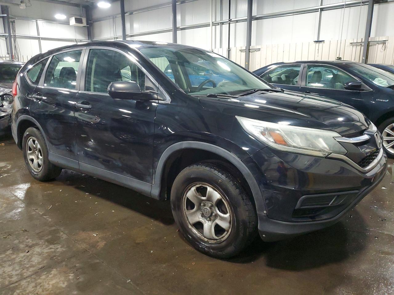 2015 Honda Cr-v Lx Black vin: 3CZRM3H30FG709442