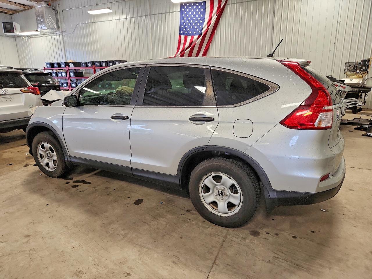 2015 Honda Cr-v Lx Silver vin: 3CZRM3H30FG715600