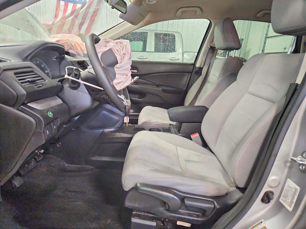 2015 Honda Cr-v Lx Silver vin: 3CZRM3H30FG715600