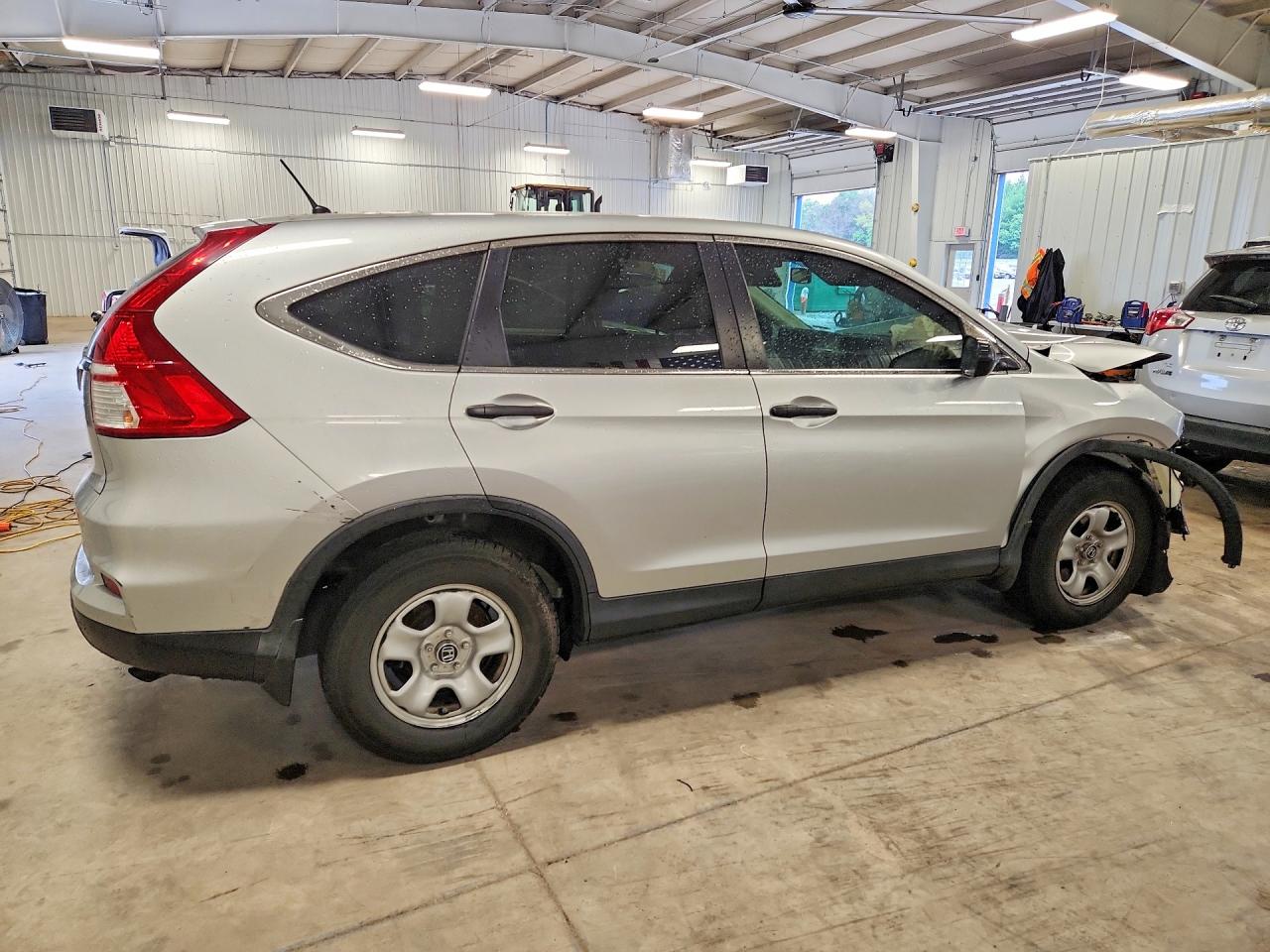 2015 Honda Cr-v Lx Silver vin: 3CZRM3H30FG715600