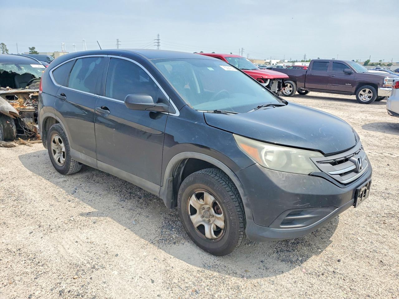 2013 Honda Cr-v Lx Black vin: 3CZRM3H31DG707440