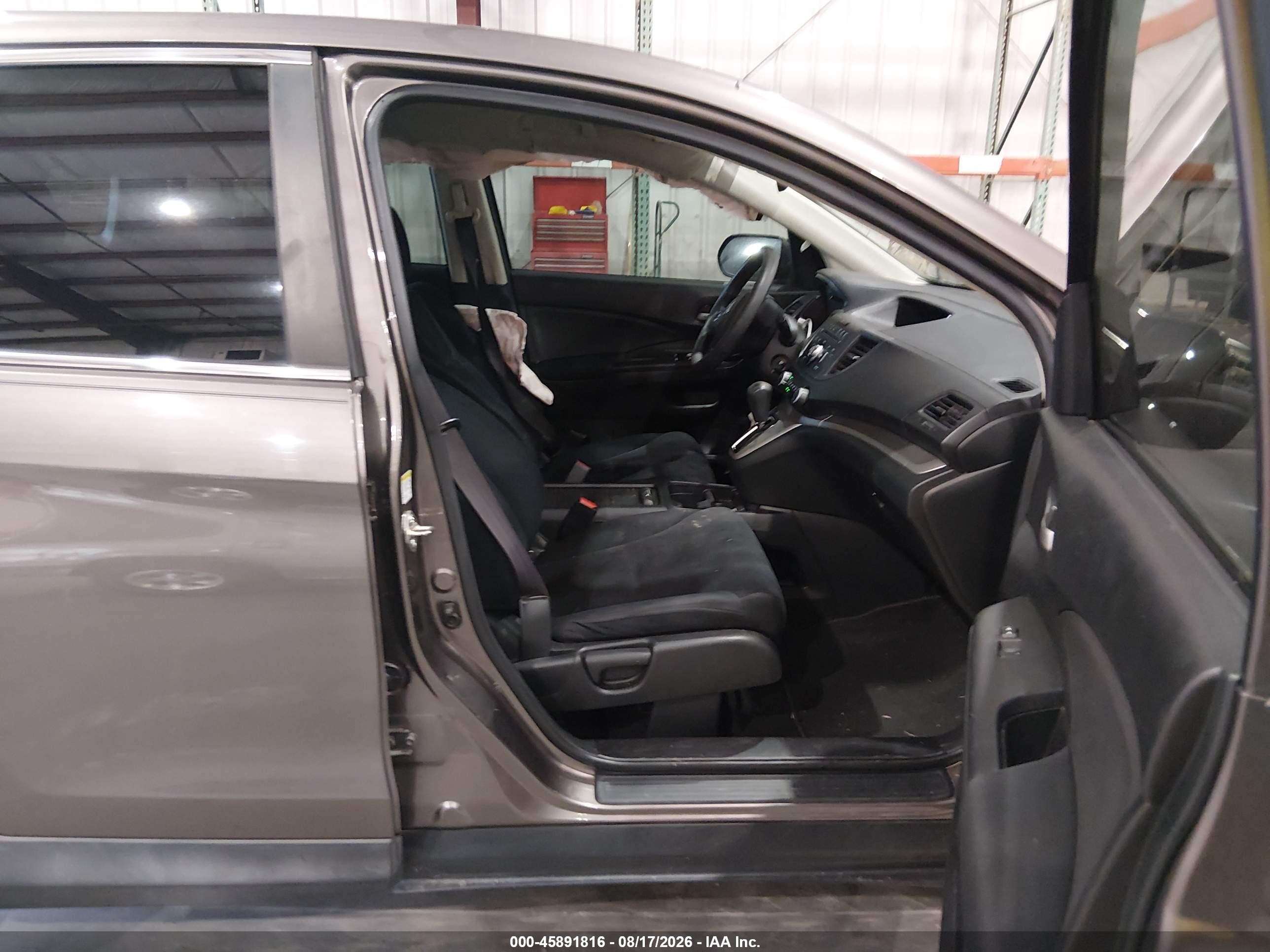 2014 Honda Cr-v Lx Gray vin: 3CZRM3H31EG703020