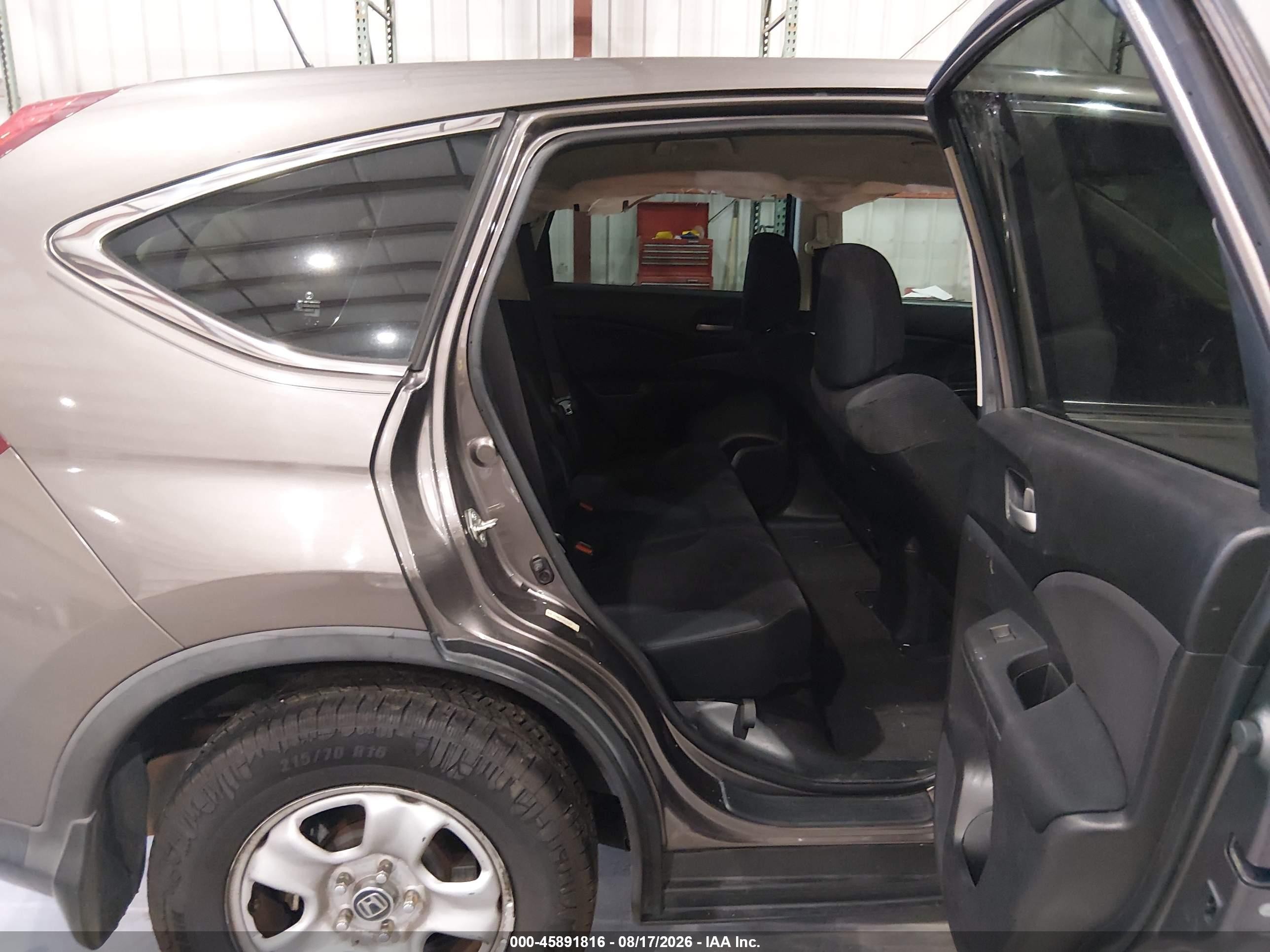 2014 Honda Cr-v Lx Gray vin: 3CZRM3H31EG703020