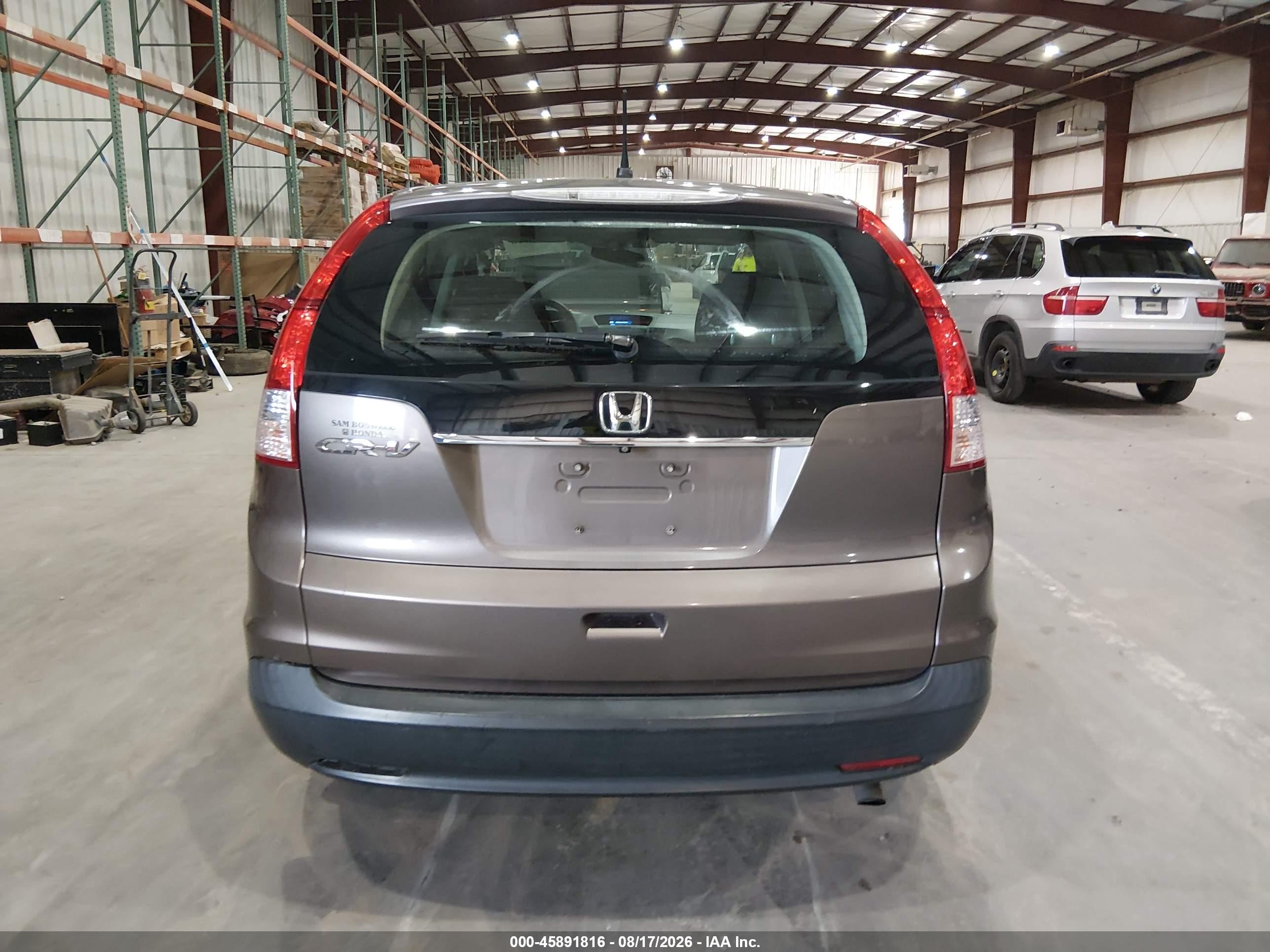 2014 Honda Cr-v Lx Gray vin: 3CZRM3H31EG703020
