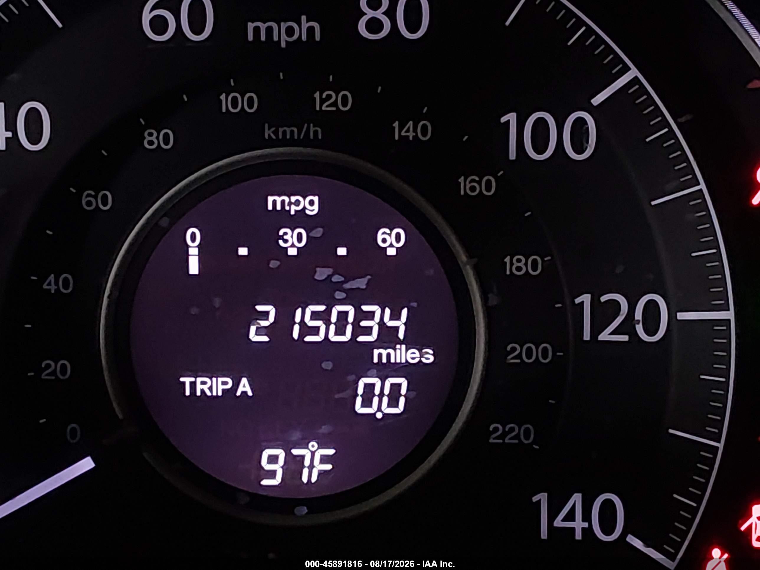 2014 Honda Cr-v Lx Gray vin: 3CZRM3H31EG703020