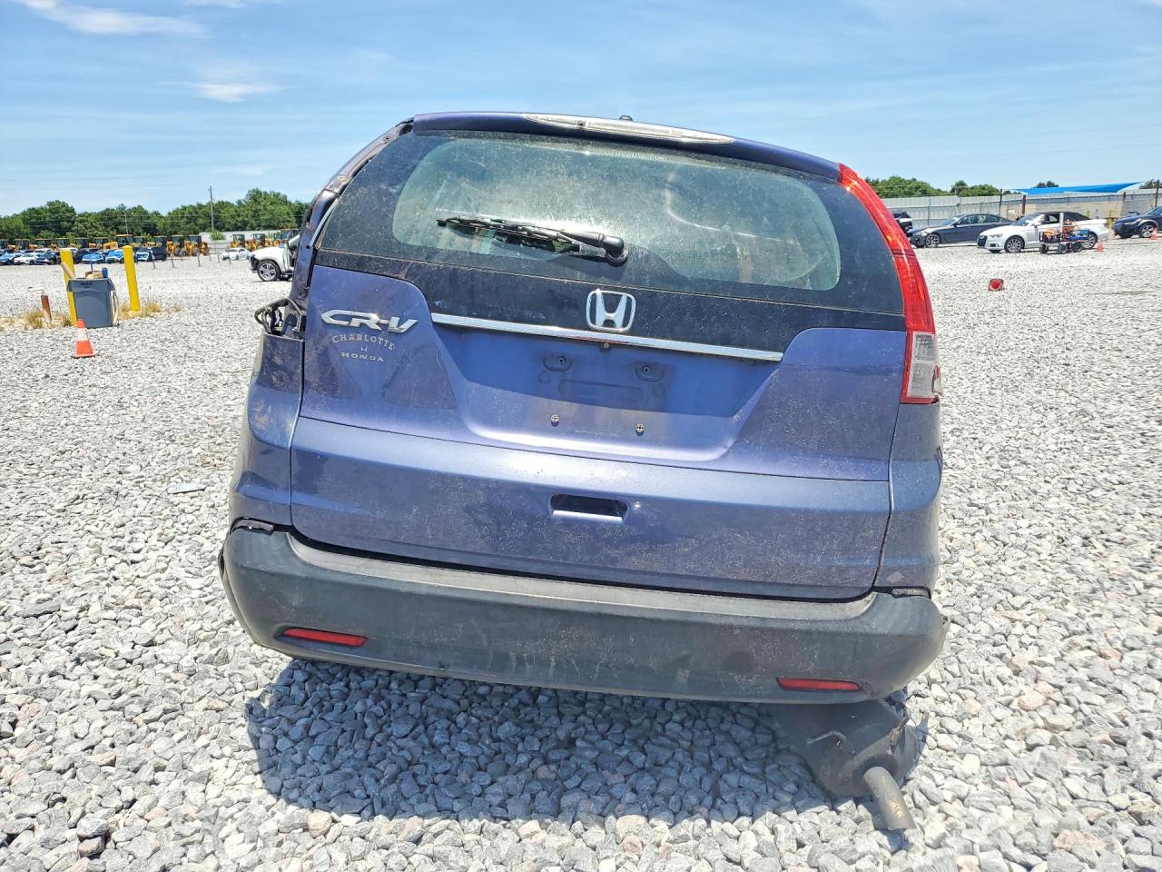 2014 Honda Cr-v Lx Blue vin: 3CZRM3H31EG710436