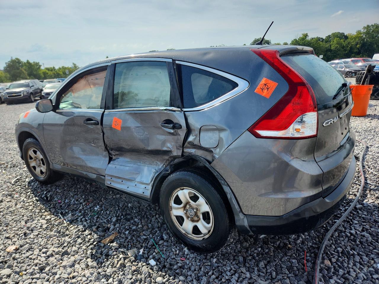 2014 Honda Cr-v Lx Gray vin: 3CZRM3H31EG711389