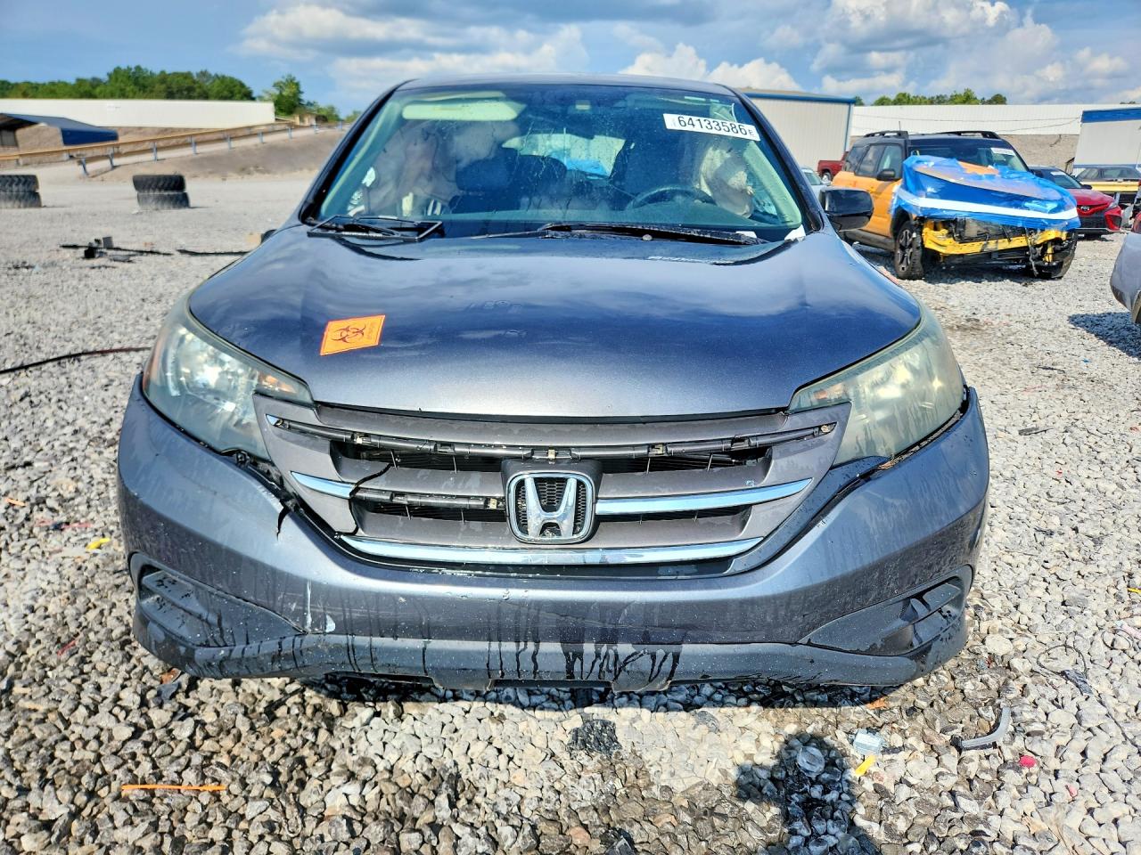 2014 Honda Cr-v Lx Gray vin: 3CZRM3H31EG711389