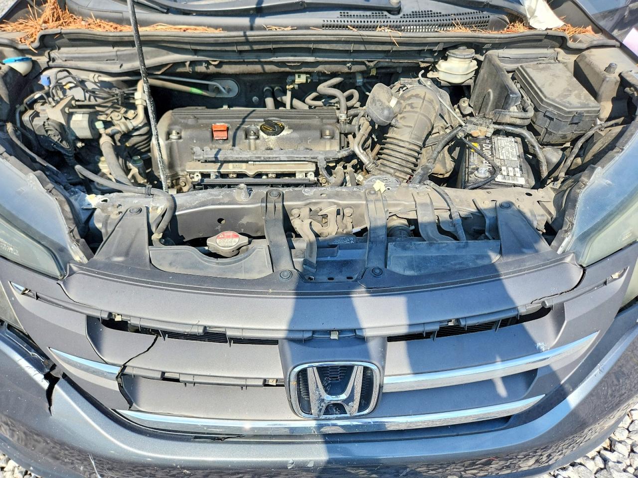 2014 Honda Cr-v Lx Gray vin: 3CZRM3H31EG711389