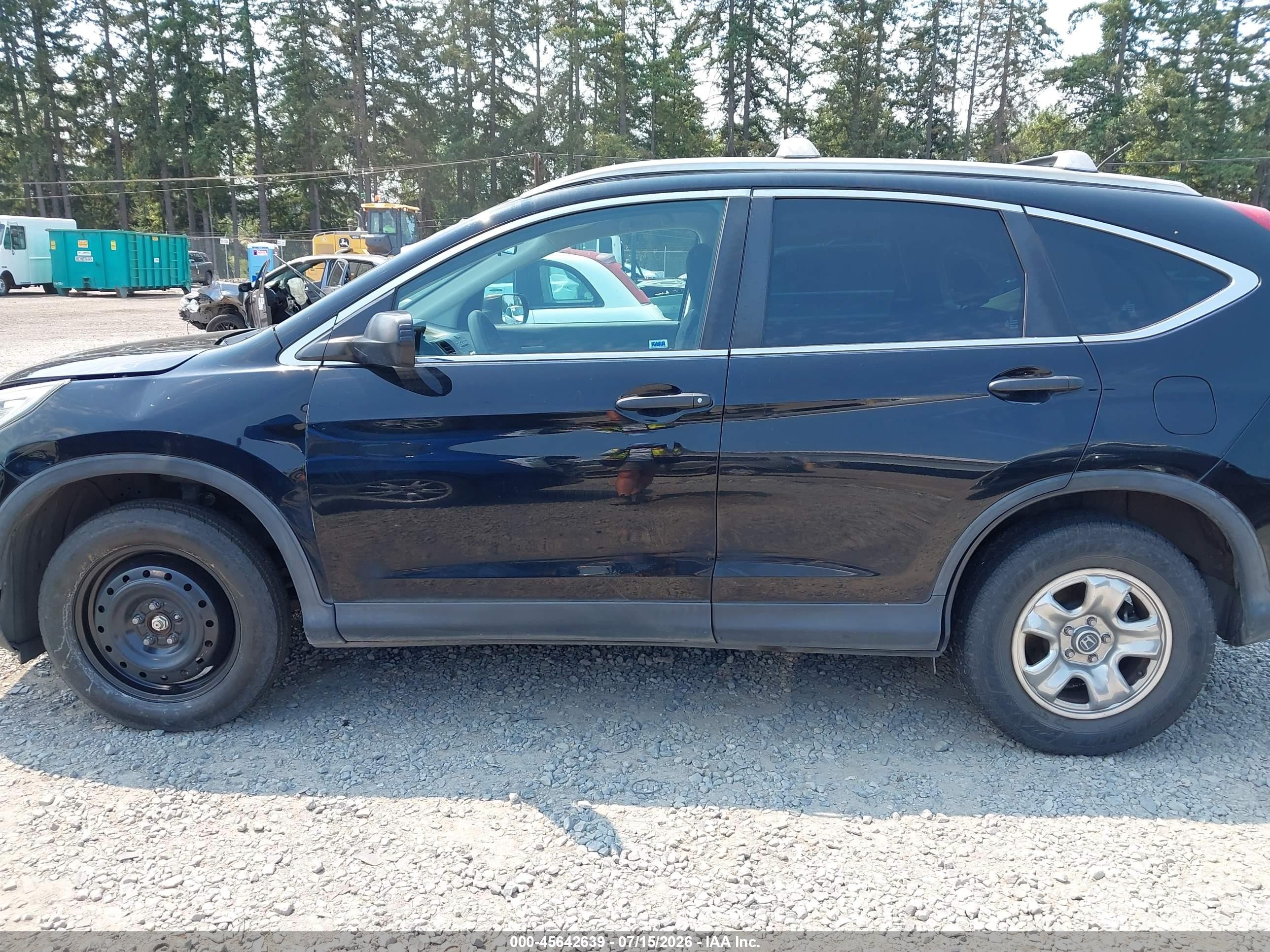 2015 Honda Cr-v Lx Black vin: 3CZRM3H31FG700006