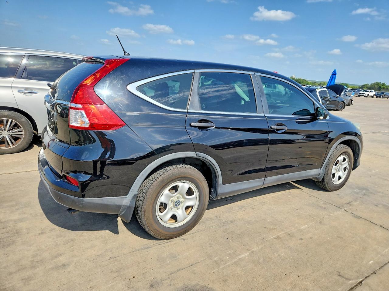 2015 Honda Cr-v Lx Black vin: 3CZRM3H31FG702970