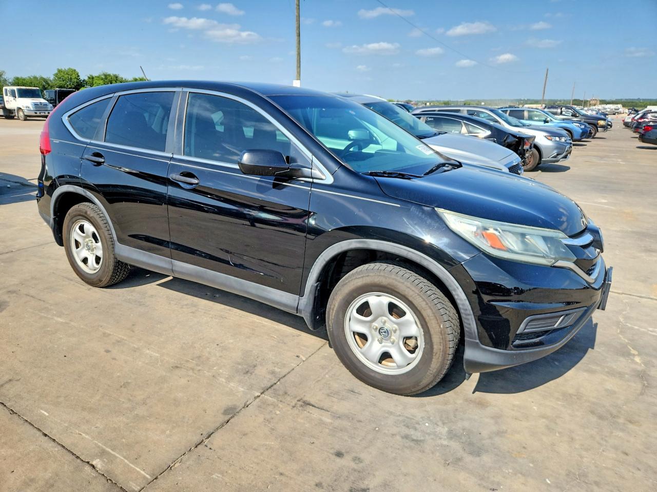 2015 Honda Cr-v Lx Black vin: 3CZRM3H31FG702970