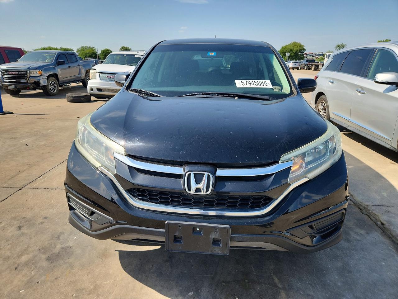 2015 Honda Cr-v Lx Black vin: 3CZRM3H31FG702970