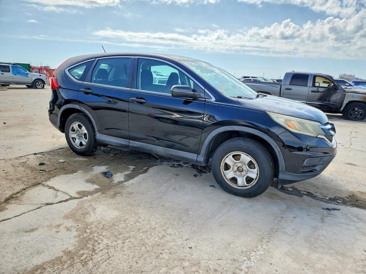 2015 Honda Cr-v Lx Black vin: 3CZRM3H31FG703424
