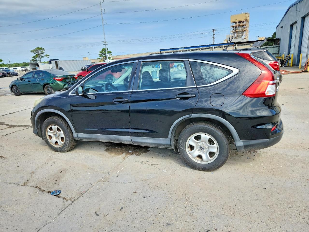 2015 Honda Cr-v Lx Black vin: 3CZRM3H31FG703424
