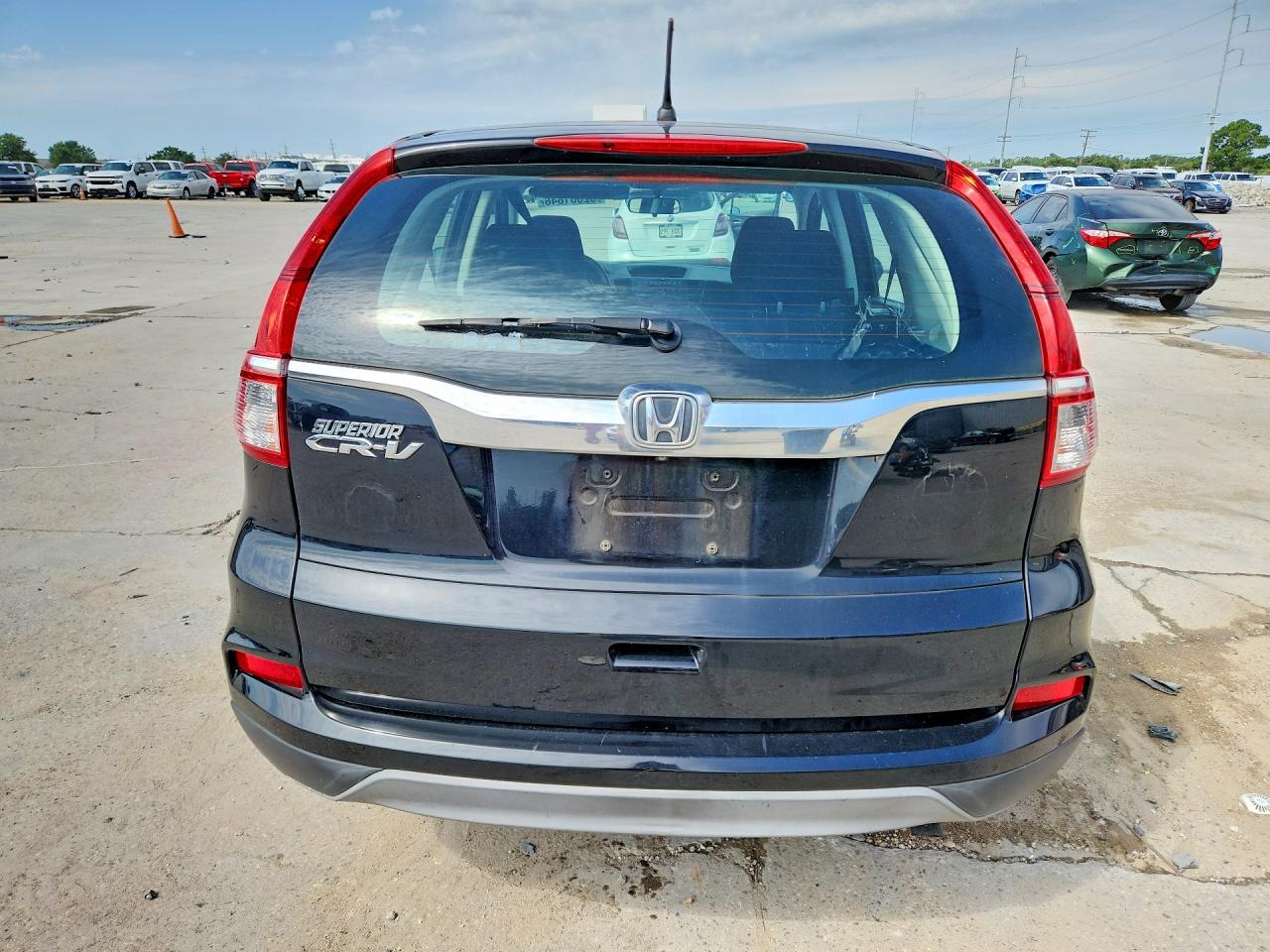 2015 Honda Cr-v Lx Black vin: 3CZRM3H31FG703424