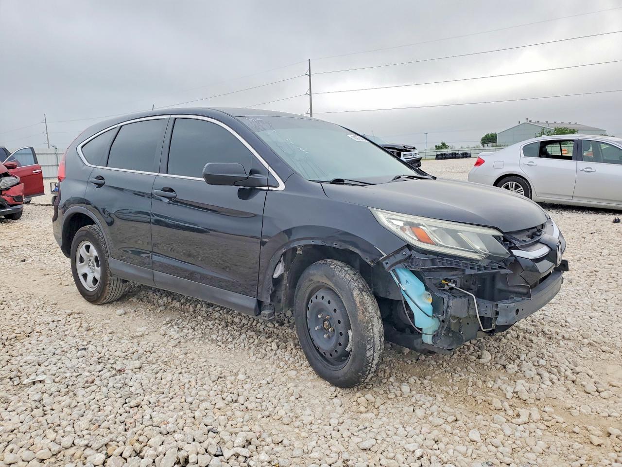 2015 Honda Cr-v Lx Black vin: 3CZRM3H31FG709417