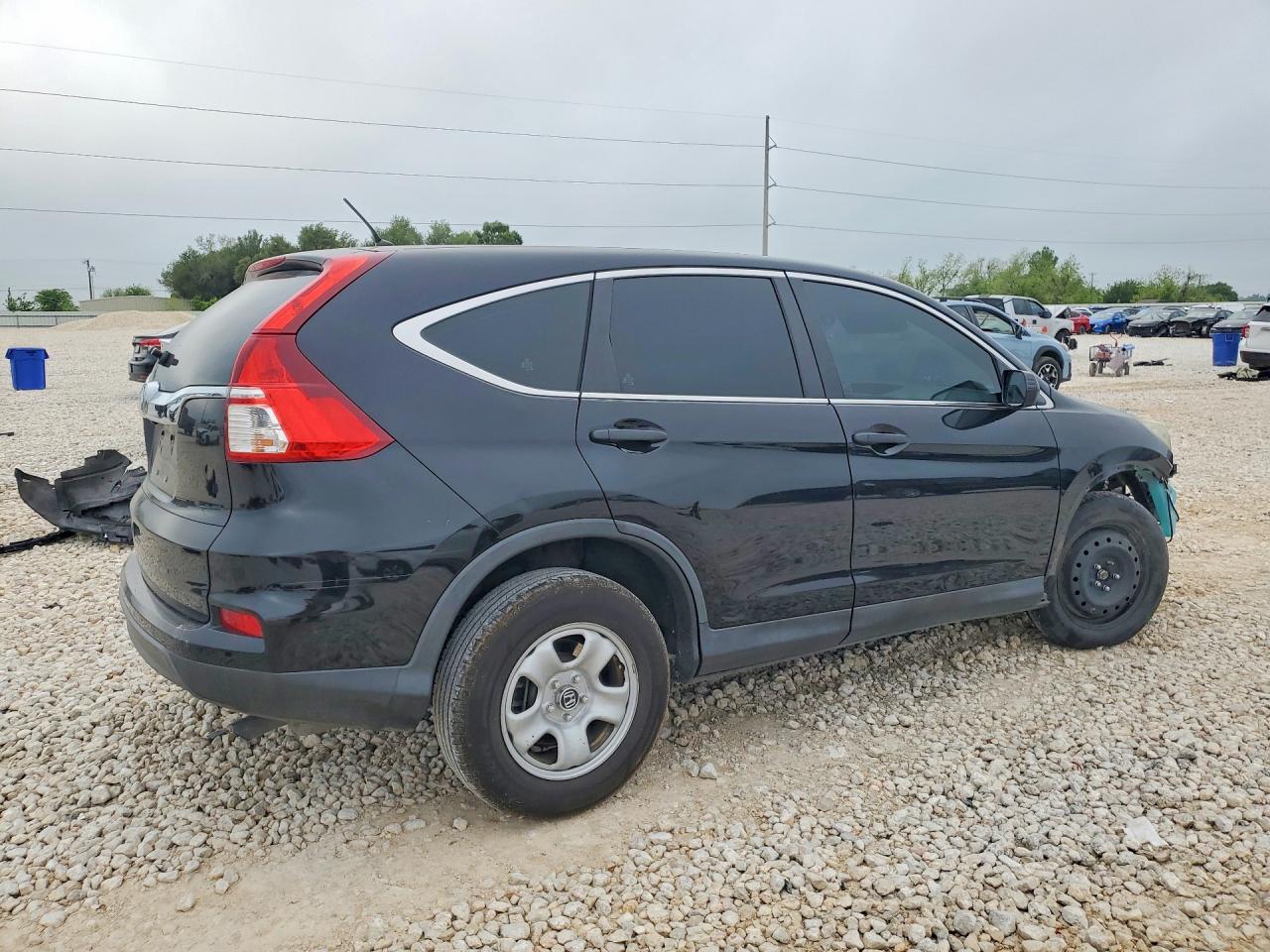 2015 Honda Cr-v Lx Black vin: 3CZRM3H31FG709417