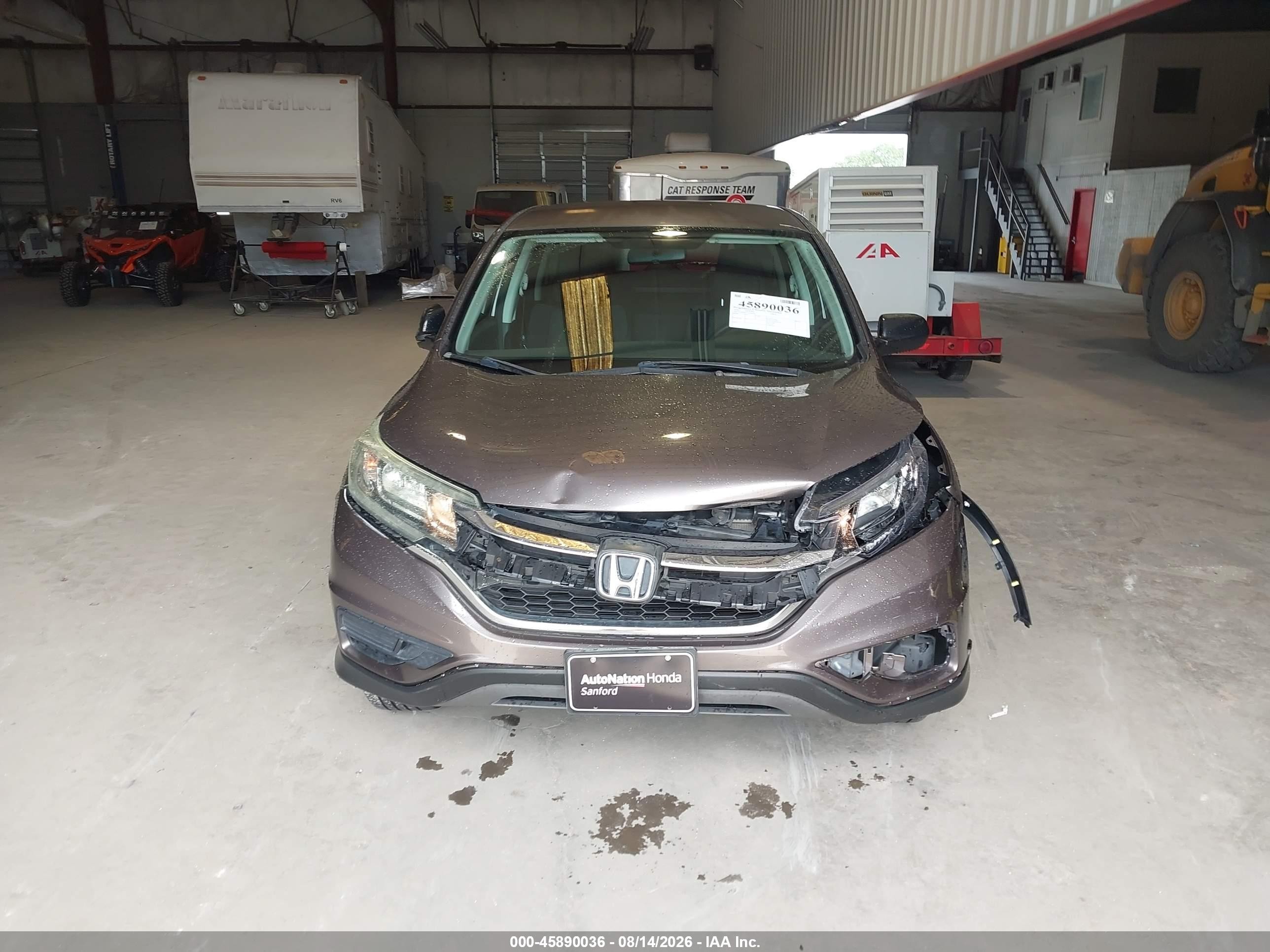 2015 Honda Cr-v Lx Коричневый vin: 3CZRM3H31FG709580