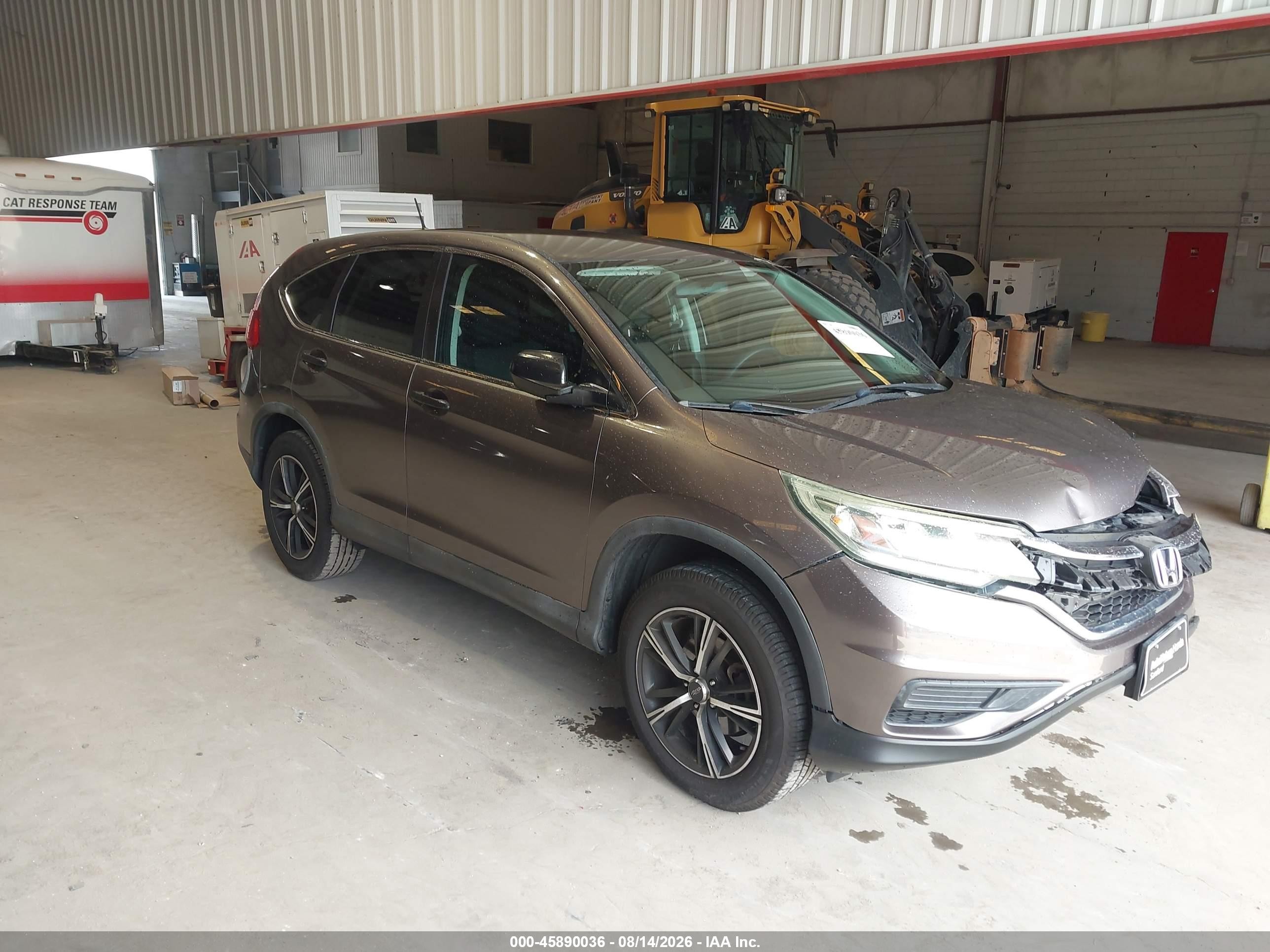 2015 Honda Cr-v Lx Коричневый vin: 3CZRM3H31FG709580