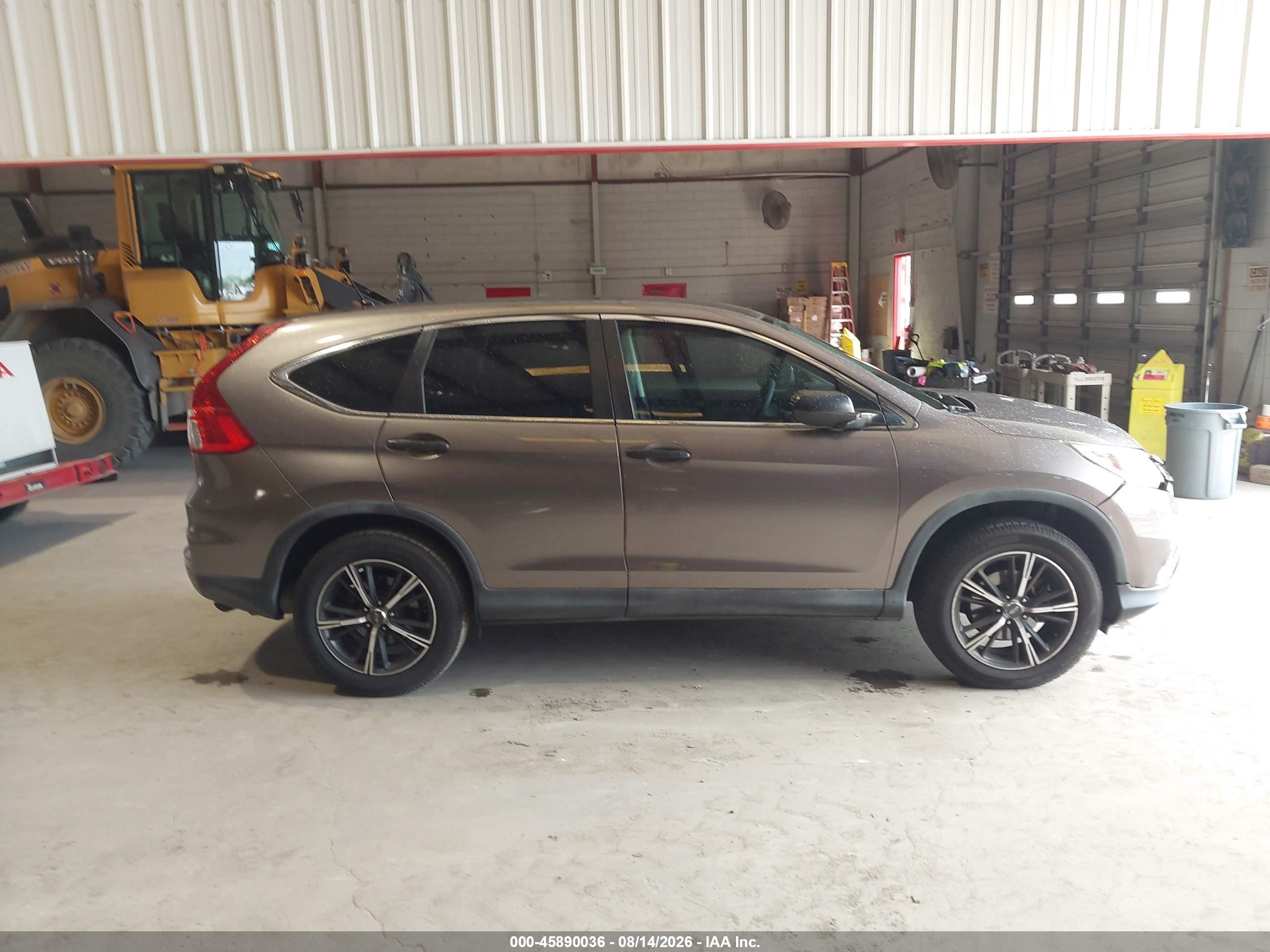 2015 Honda Cr-v Lx Коричневый vin: 3CZRM3H31FG709580