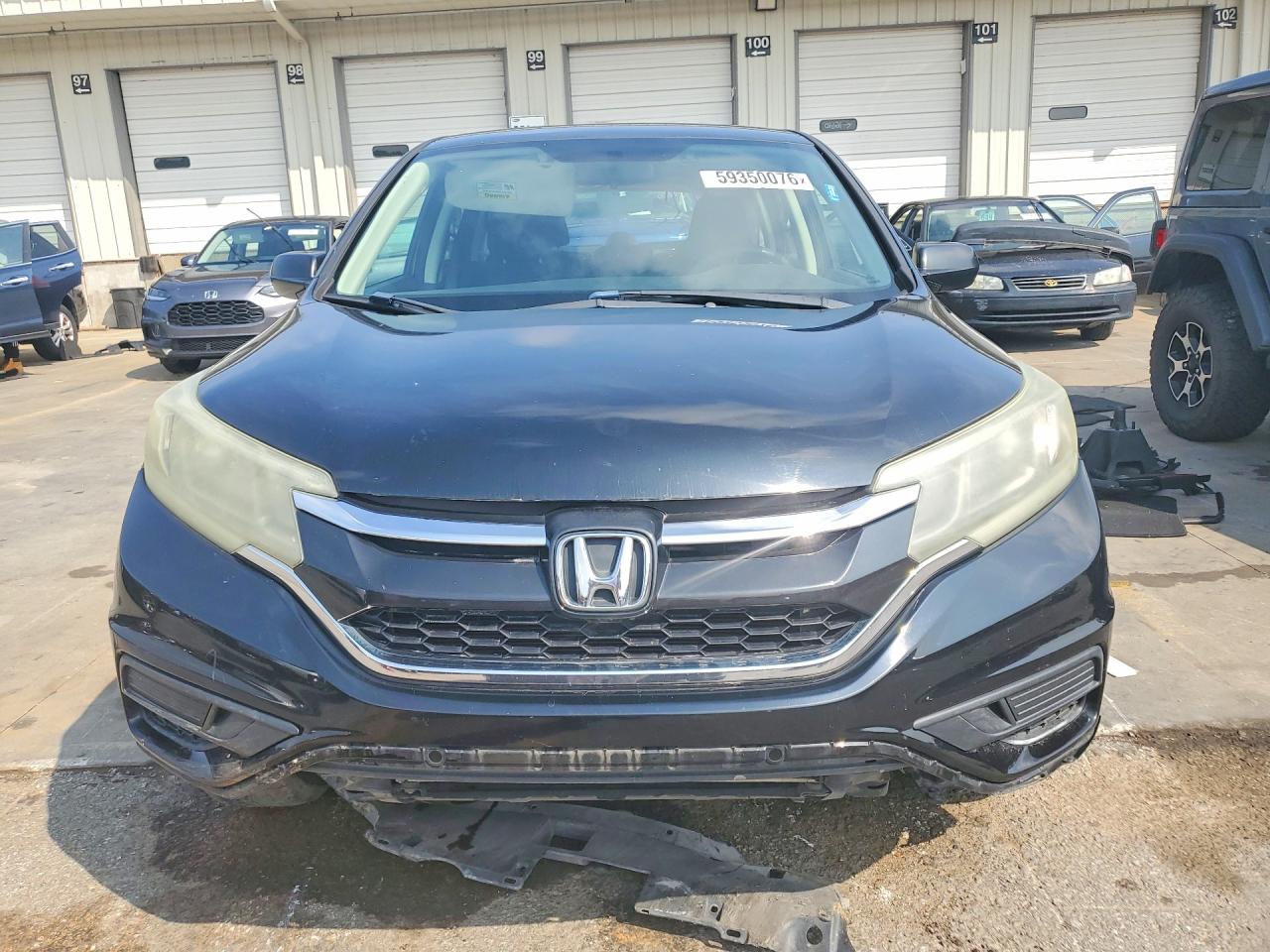 2015 Honda Cr-v Lx Black vin: 3CZRM3H31FG713077