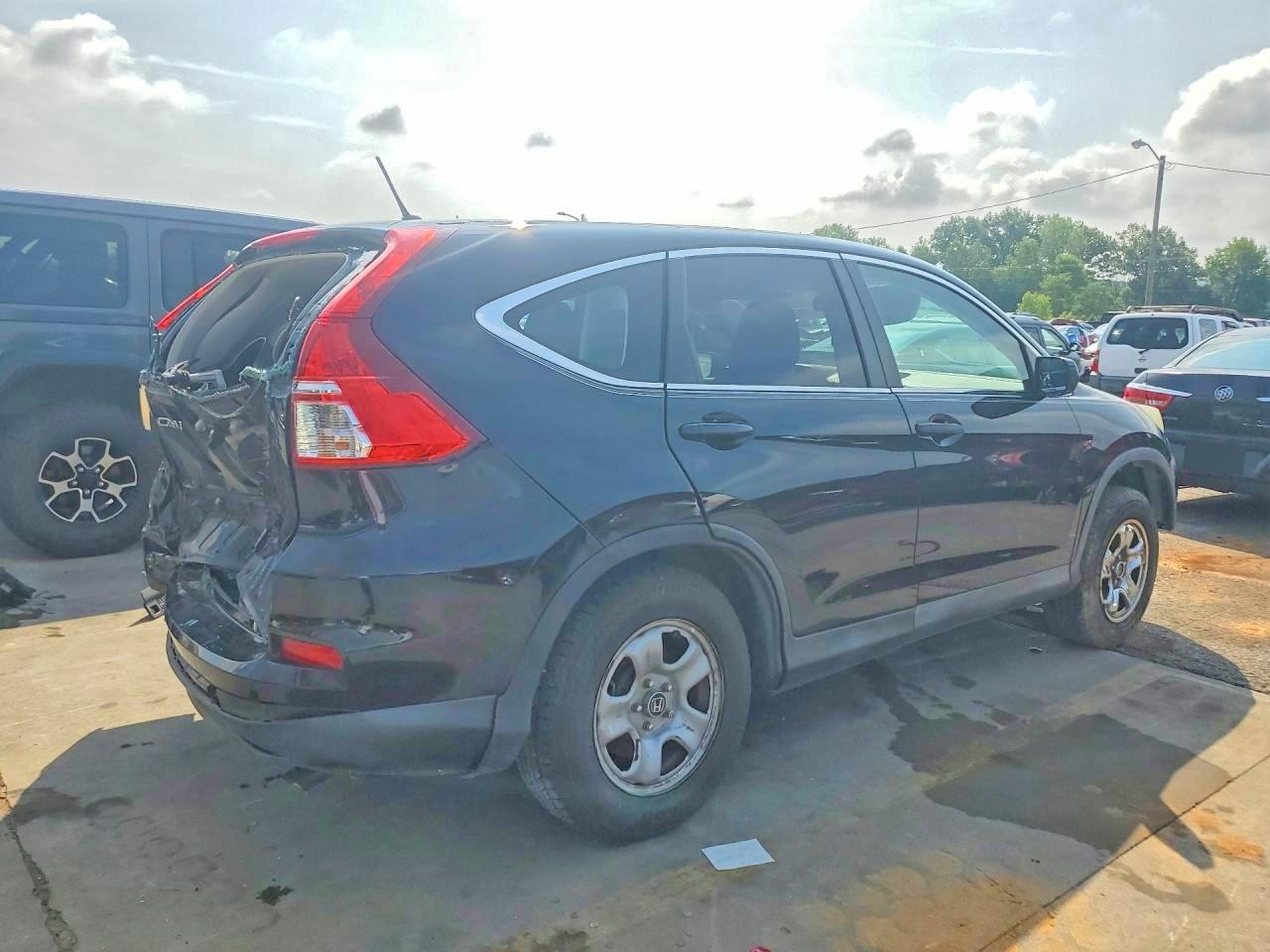2015 Honda Cr-v Lx Black vin: 3CZRM3H31FG713077