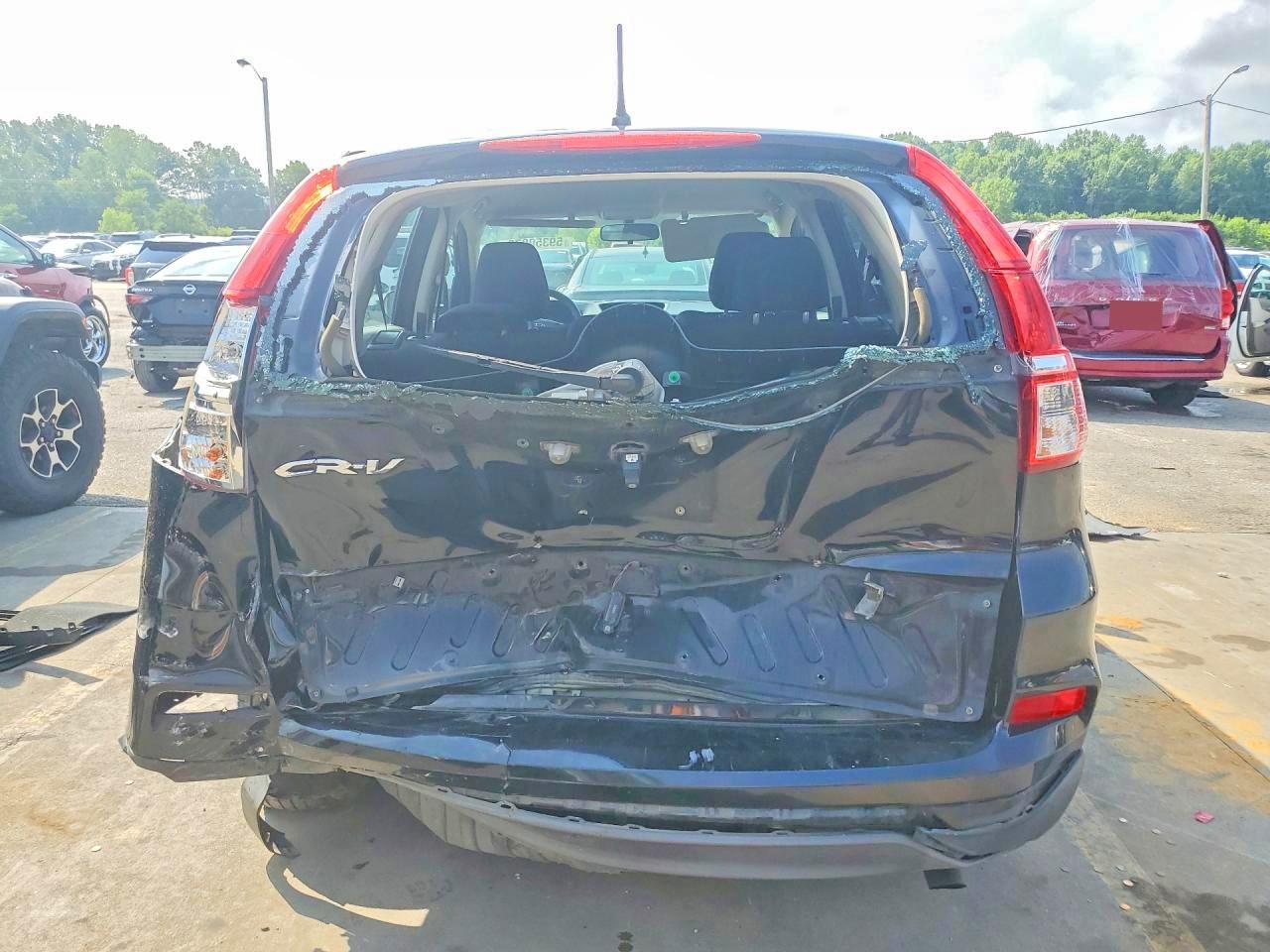 2015 Honda Cr-v Lx Black vin: 3CZRM3H31FG713077